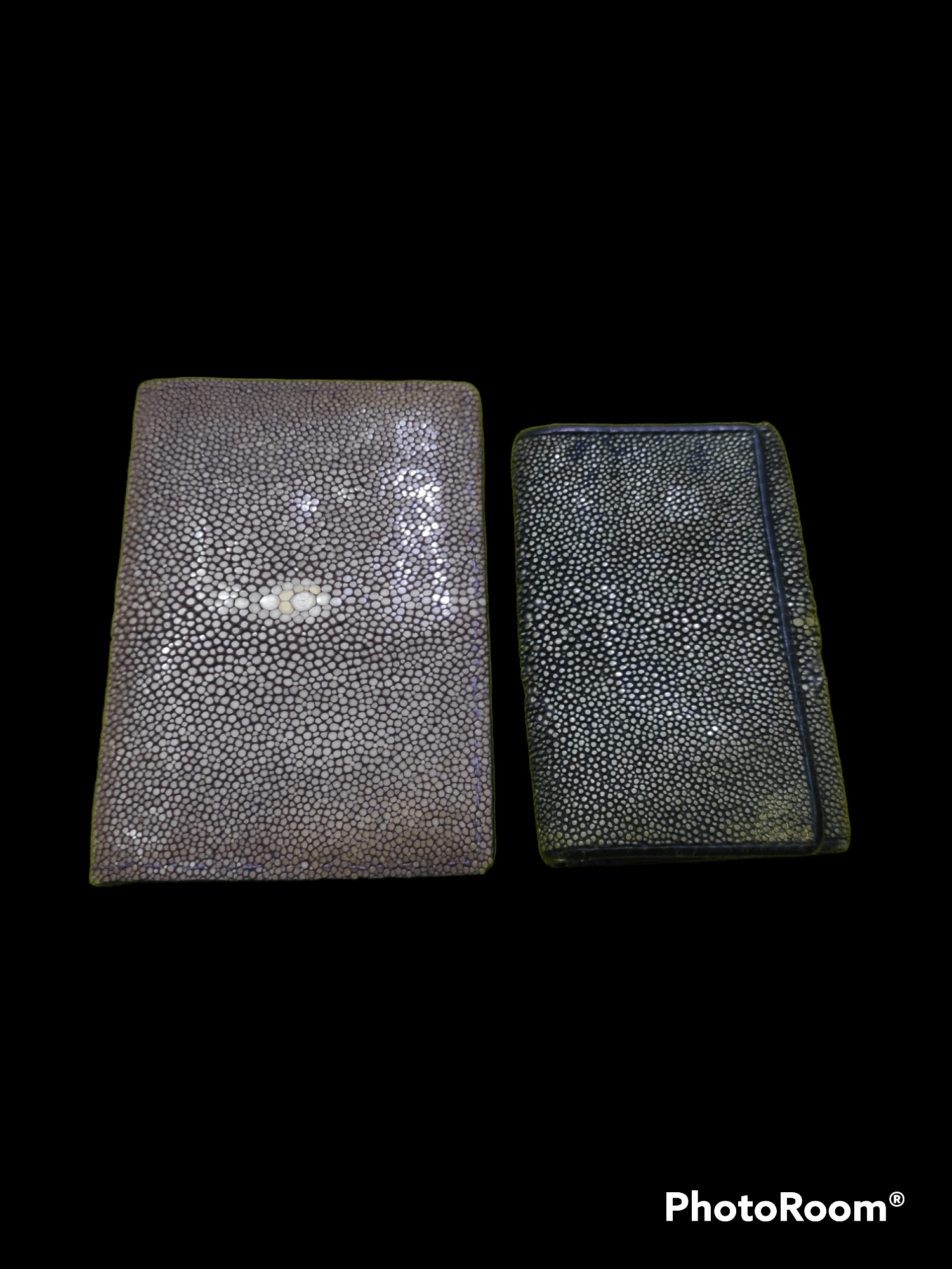 Stingray Leather Card Holder Wallet and Key Holder