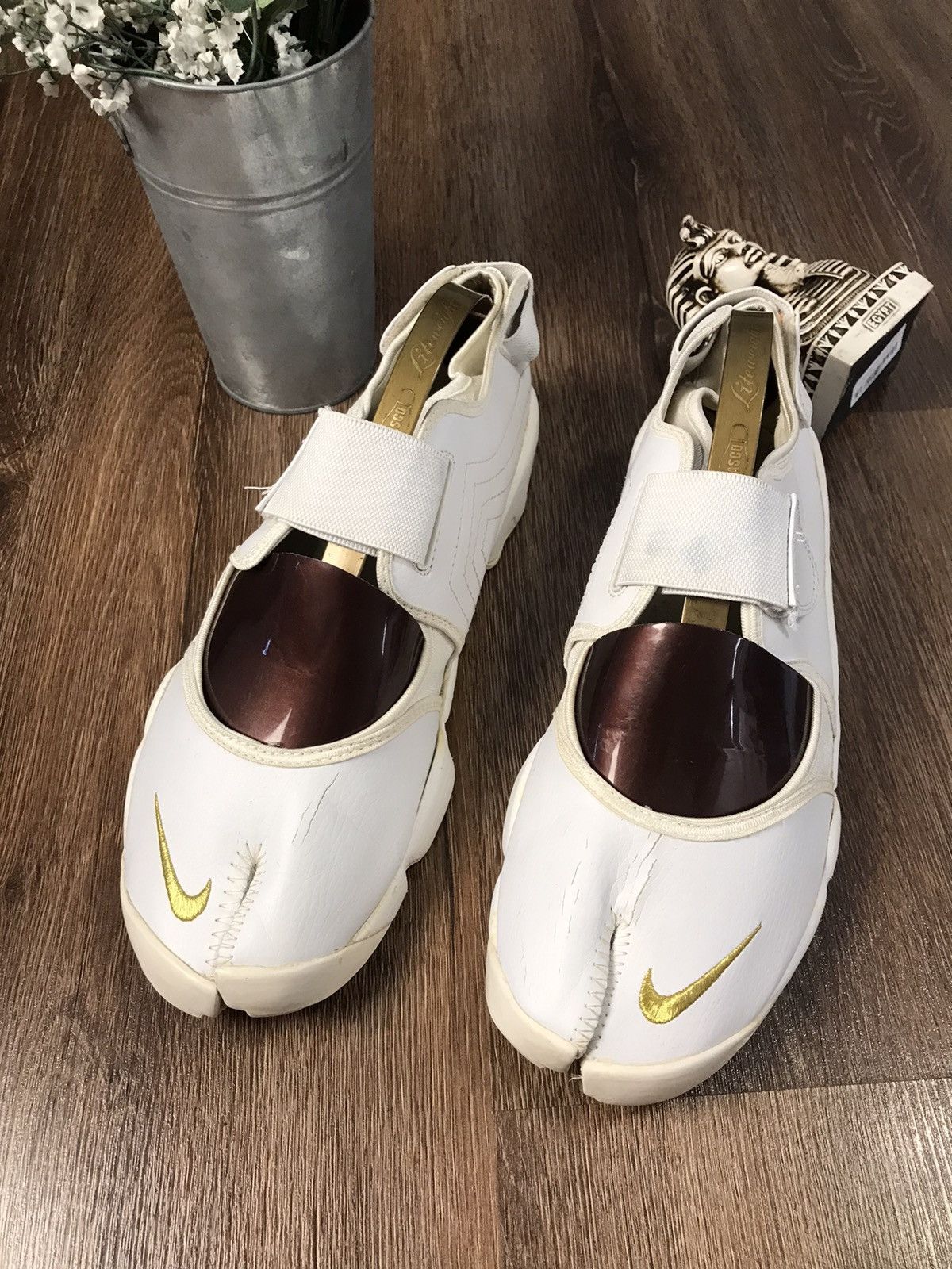 Nike × Vintage Vintage Nike Rift Tabi leather sandals shoes ninja 2006 ...