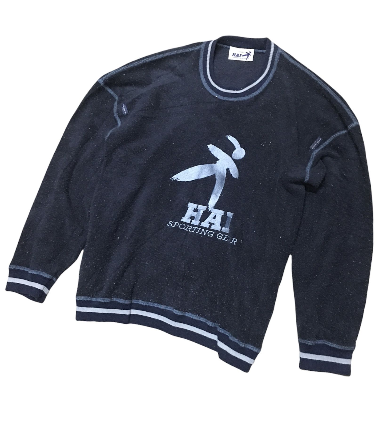 Hai Sporting Gear × Issey Miyake × Japanese Brand Vintage Hai Sporting Gear Sweatshirt/Sweater Size US M / EU 48-50 / 2 - 2 Thumbnail