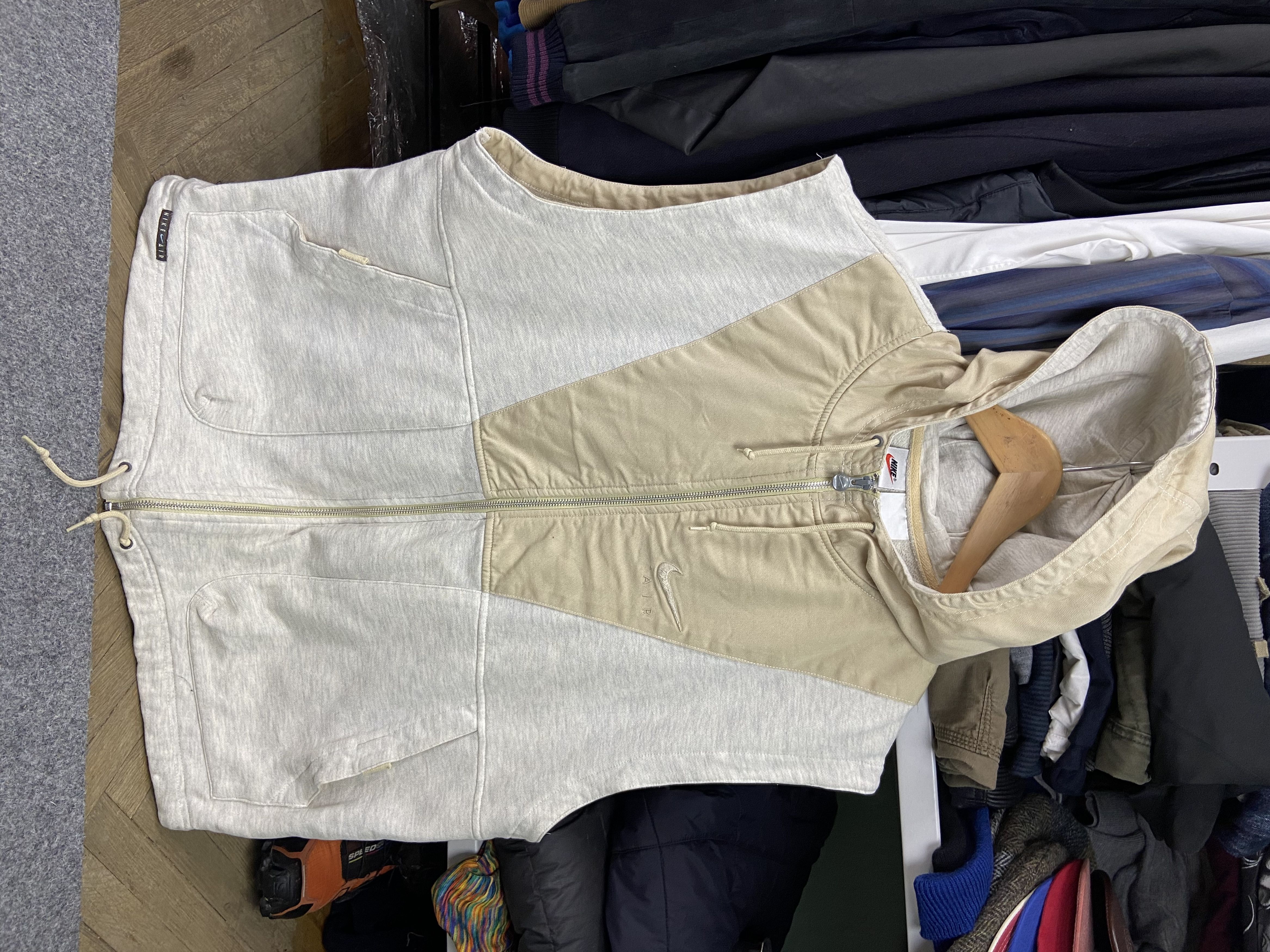 Nike × Vintage Vintage Nike Air zip Vest Size US L / EU 52-54 / 3 - 2 Thumbnail