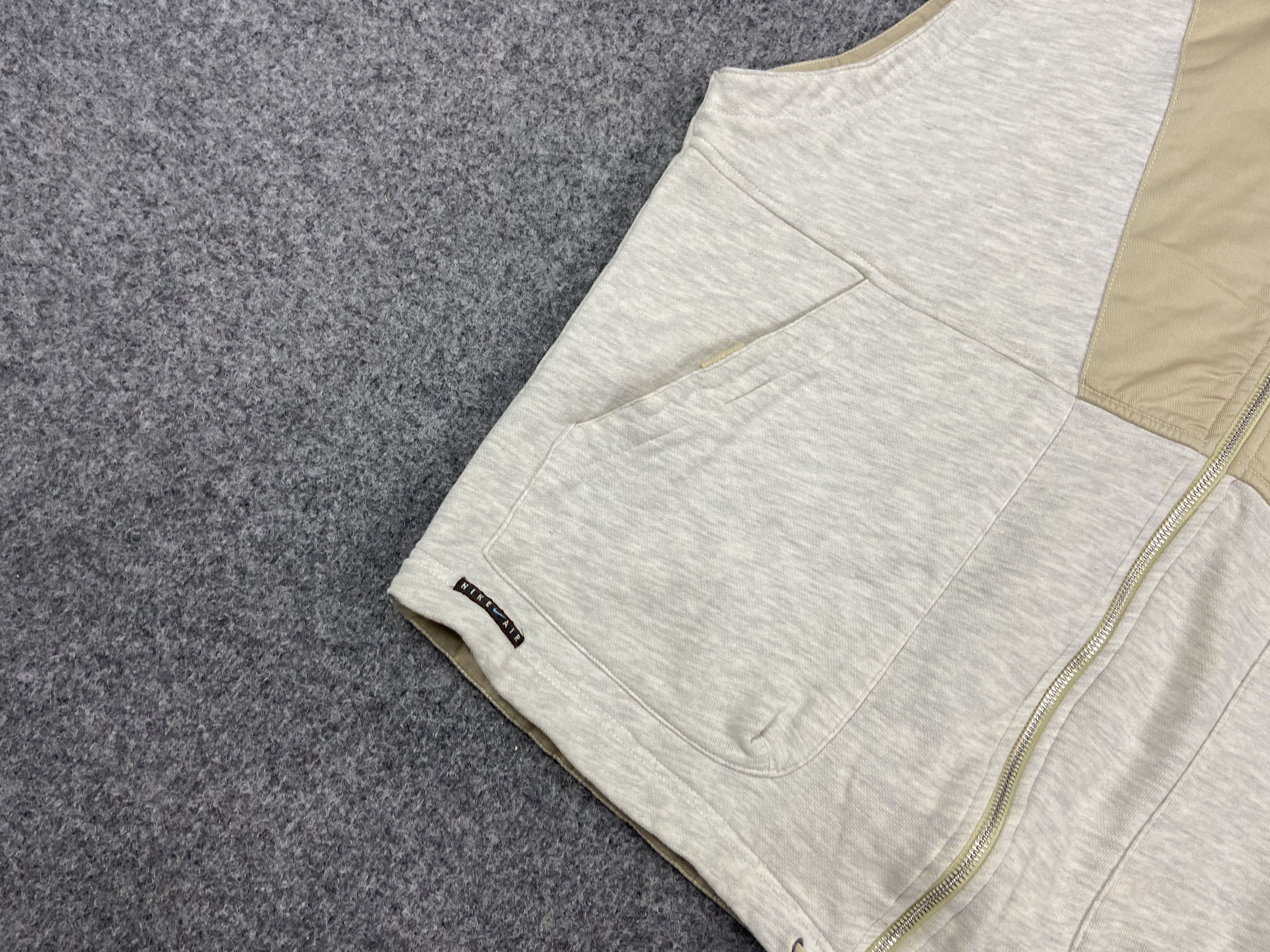 Nike × Vintage Vintage Nike Air zip Vest Size US L / EU 52-54 / 3 - 3 Thumbnail
