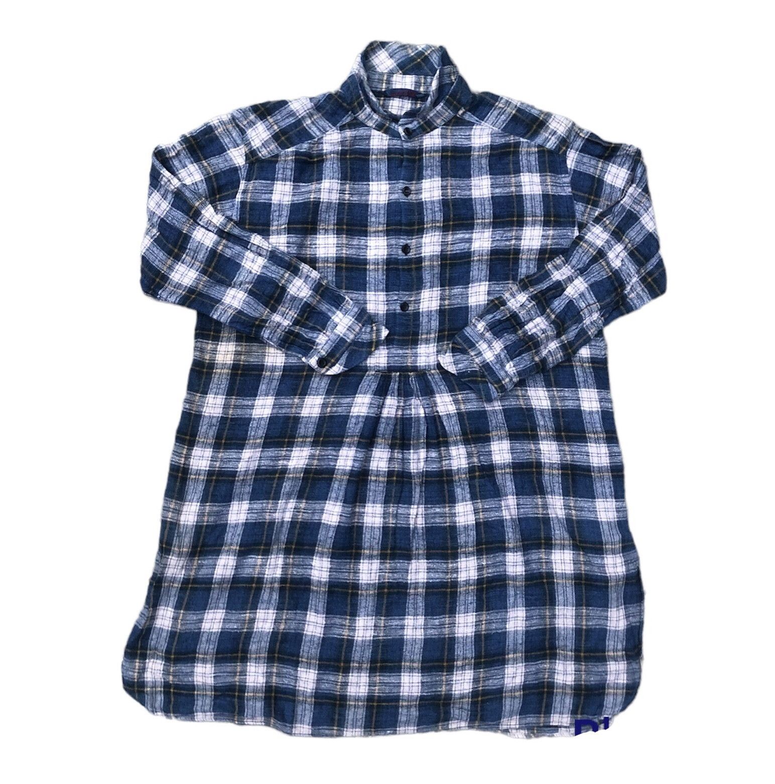 45 RPM Umii 908 Checkered Button Up Shirt Japan Designer