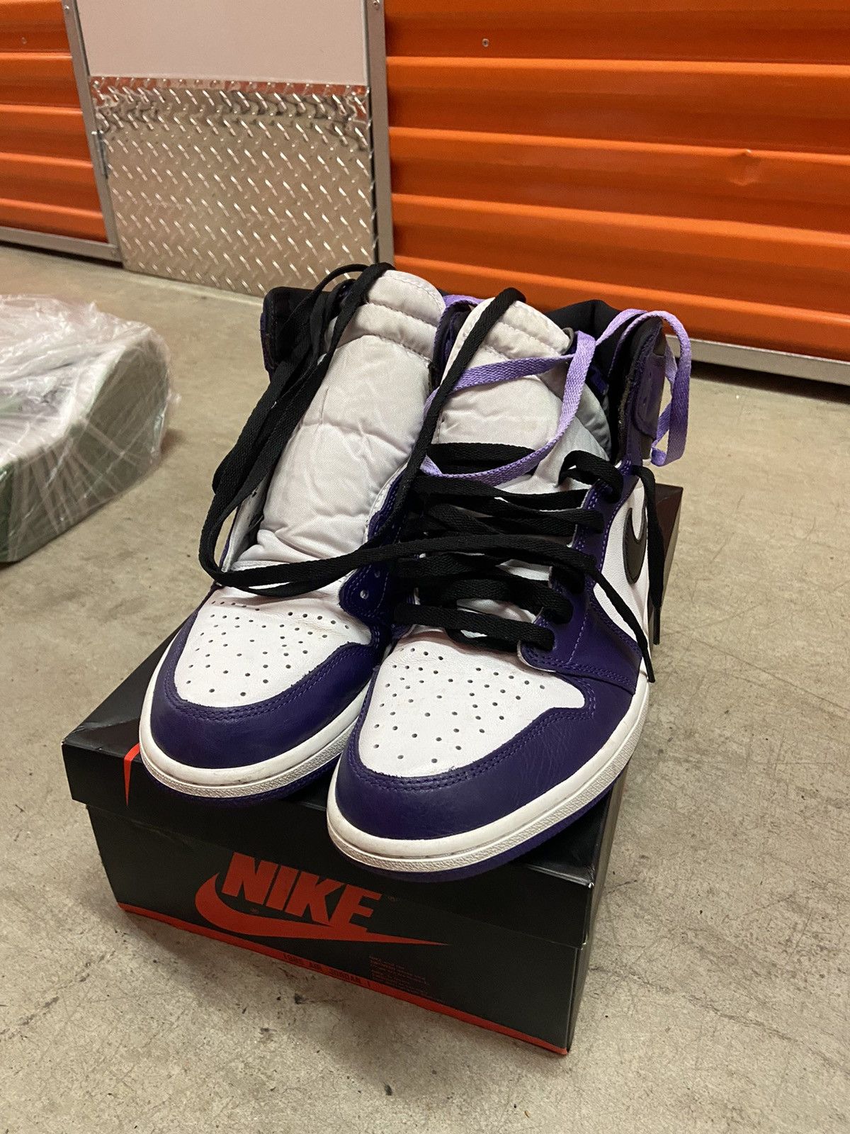 purple and black 1s