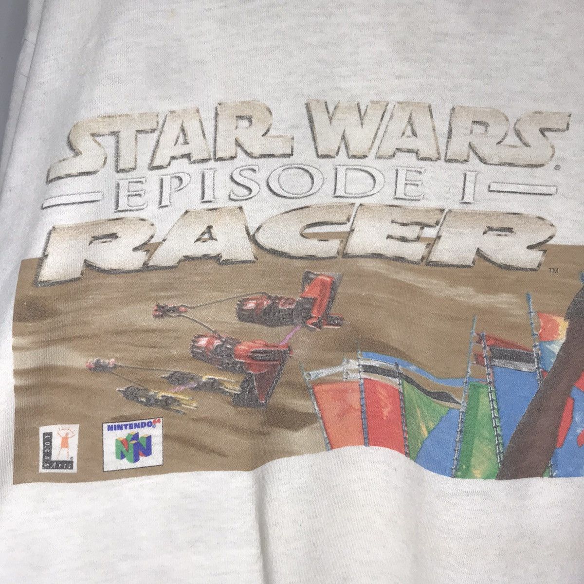 Vintage Vintage Nintendo 64 Star Wars Episode 1 Racer Size US XL / EU 56 / 4 - 4 Thumbnail