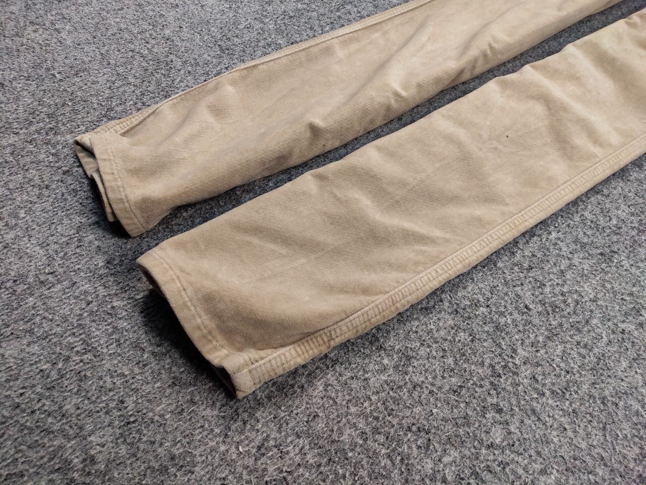 Armani Vintage 90's Armani Jeans Beige Velour Jeans Mens Pants Size US 31 - 5 Thumbnail