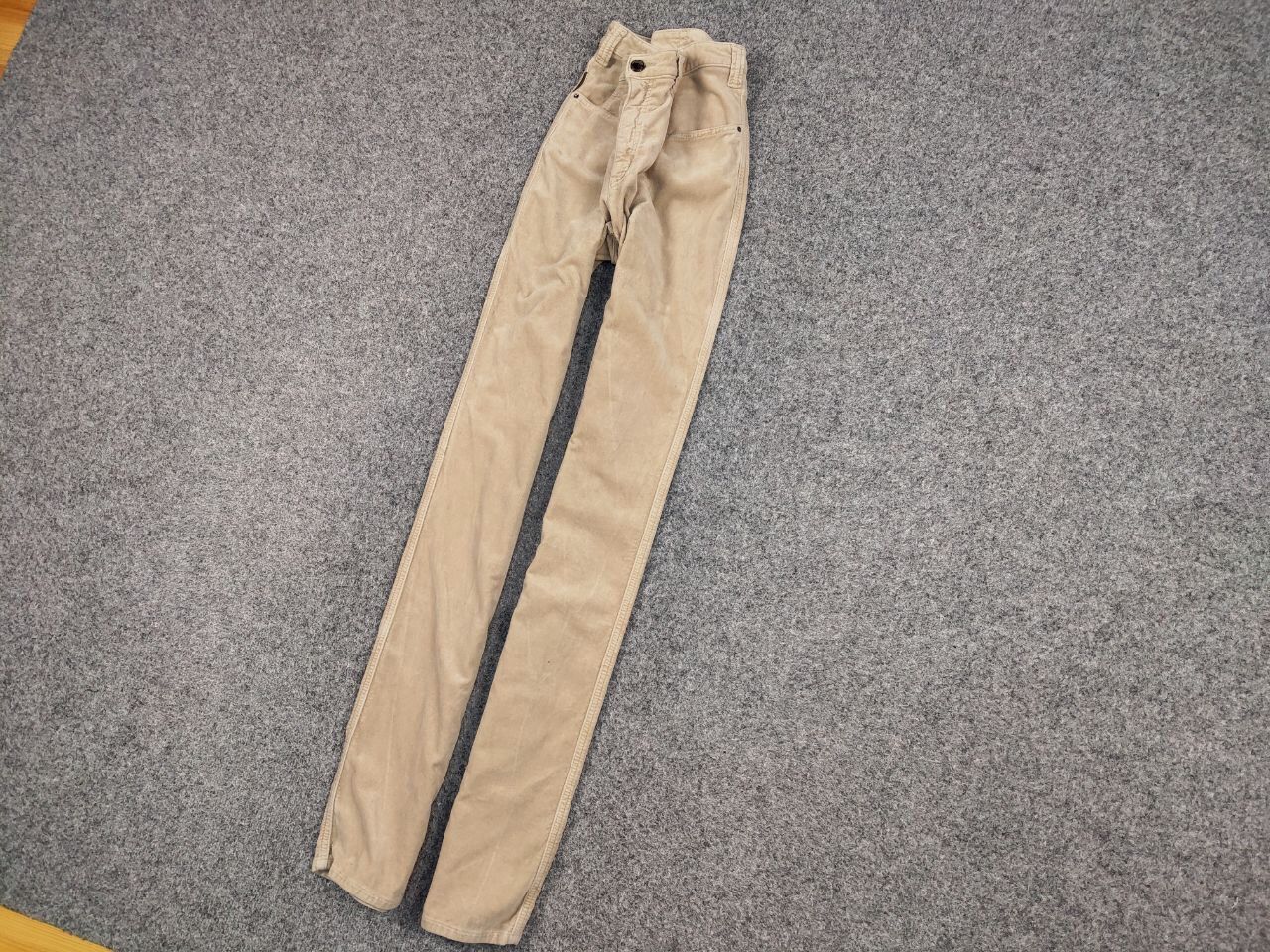 Armani Vintage 90's Armani Jeans Beige Velour Jeans Mens Pants Size US 31 - 3 Thumbnail