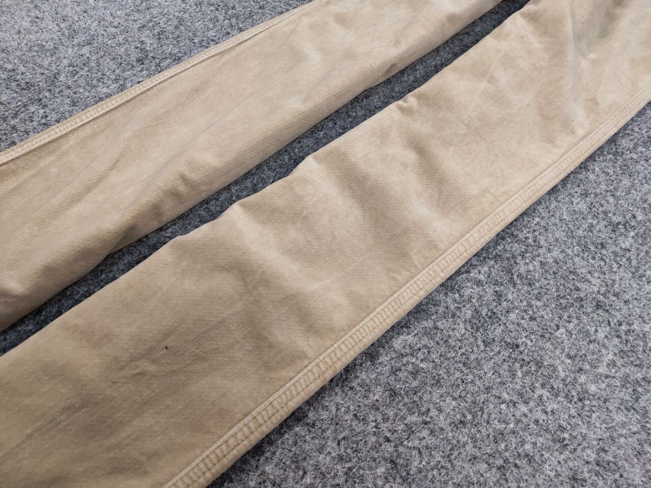 Armani Vintage 90's Armani Jeans Beige Velour Jeans Mens Pants Size US 31 - 6 Thumbnail