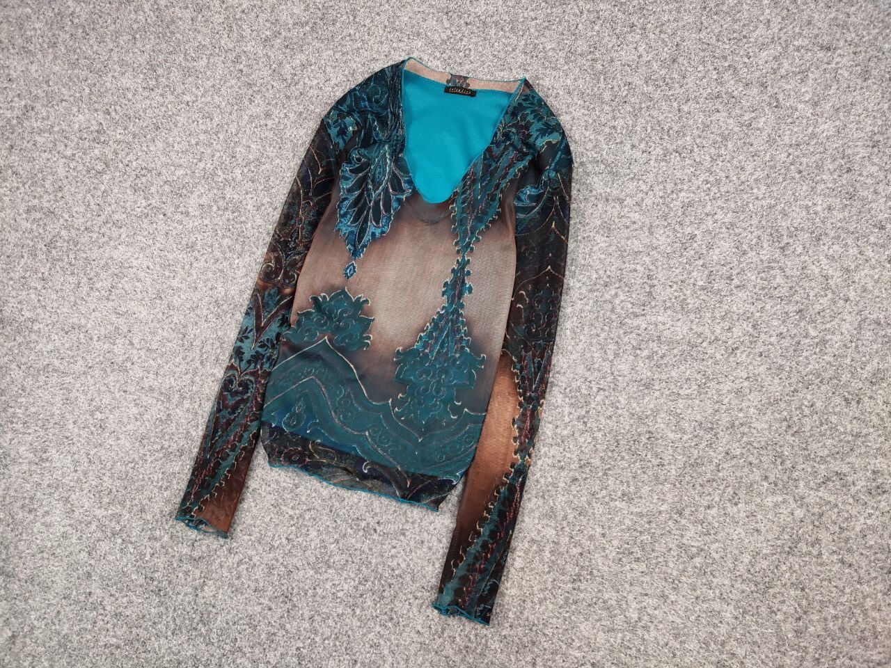 Japanese Brand Vintage Mesh Top Long Sleeve Motive Like Jean Paul Gaultier Size US S / EU 44-46 / 1 - 3 Thumbnail