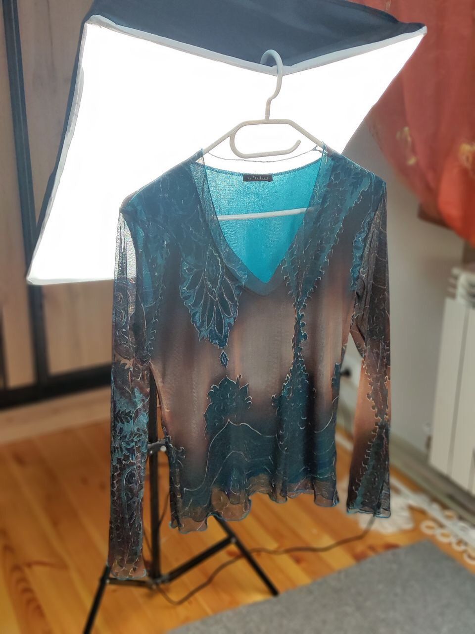 Japanese Brand Vintage Mesh Top Long Sleeve Motive Like Jean Paul Gaultier Size US S / EU 44-46 / 1 - 18 Thumbnail