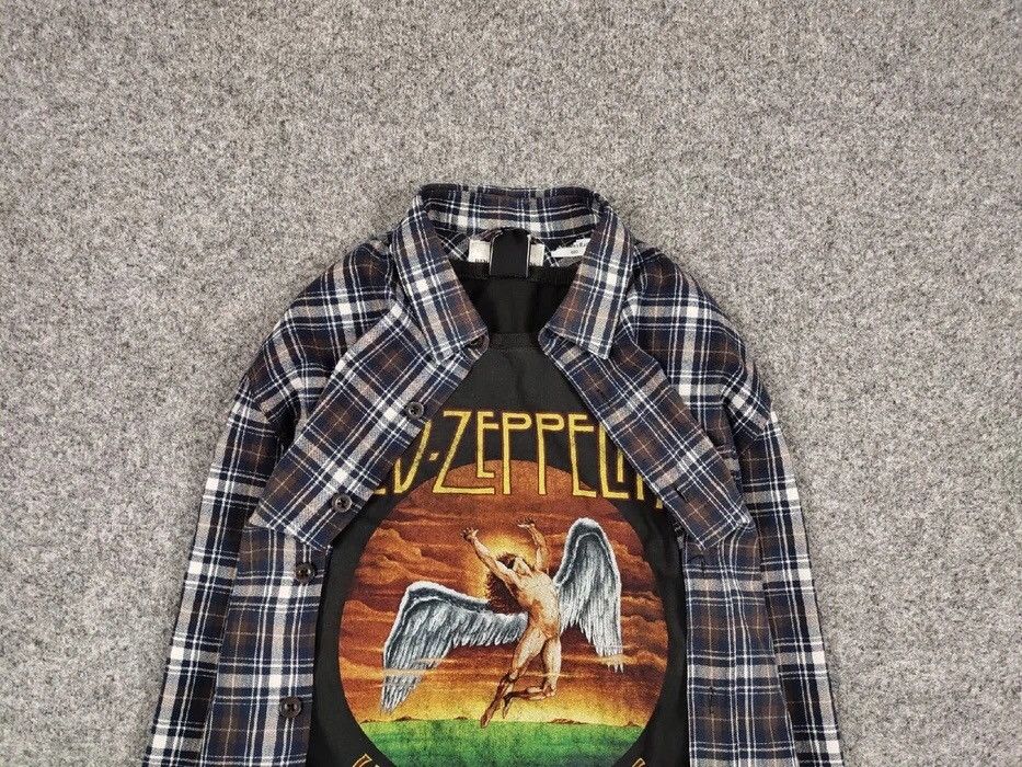 Flannel Vintage Flannel Shirt Travis Scott Style Size US XL / EU 56 / 4 - 4 Thumbnail