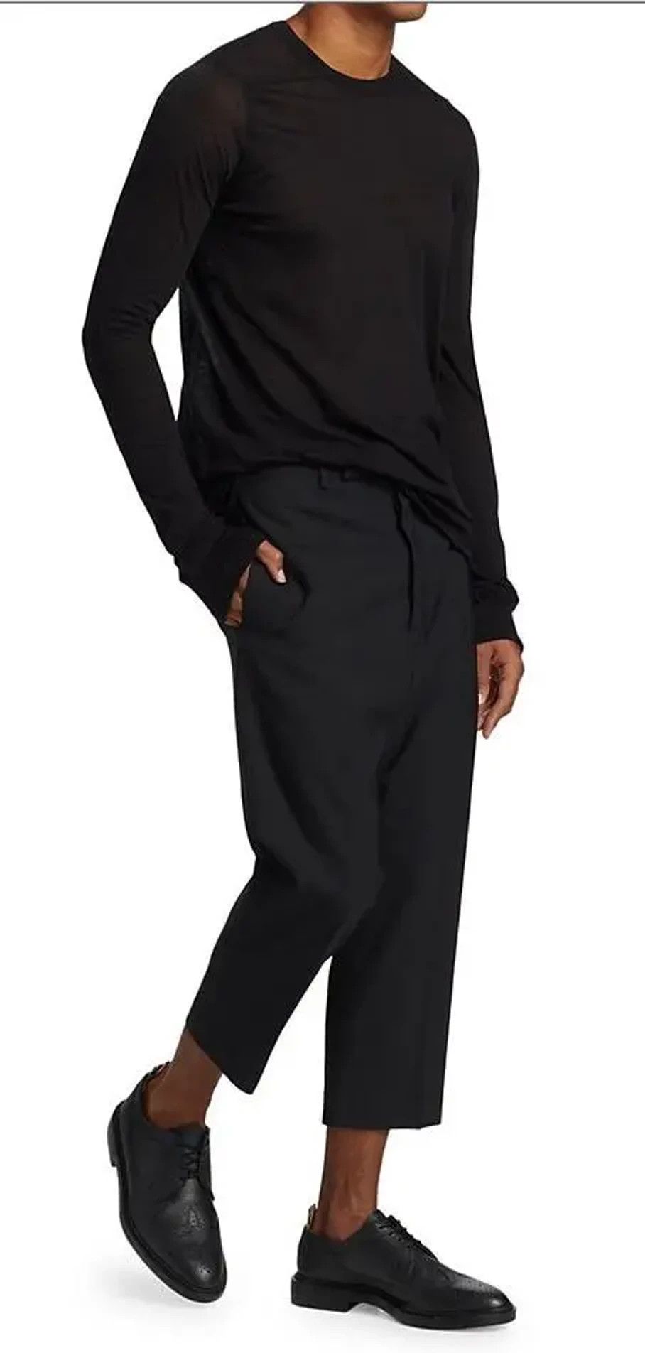 Rick Owens Phlegethon SS21 Cropped Astaire Size 36S - 2 Thumbnail