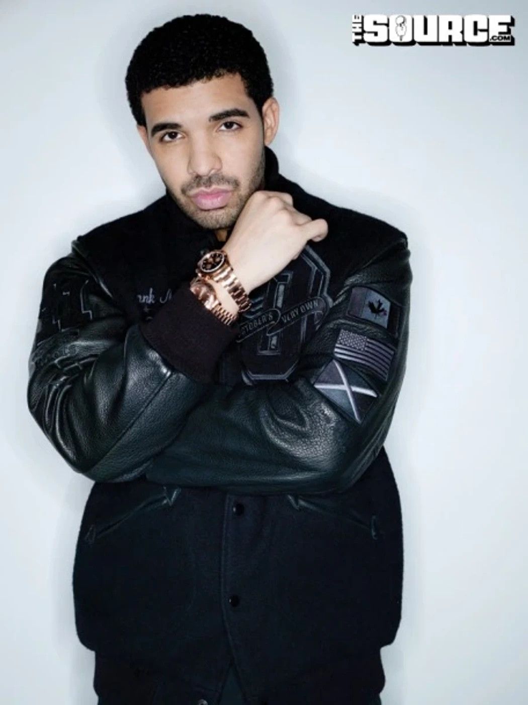 Drake 💥💎F&F💎💥🦉1/8 OVO Roots 2011 Bison Leather Wool Varsity Size US XL / EU 56 / 4 - 5 Thumbnail