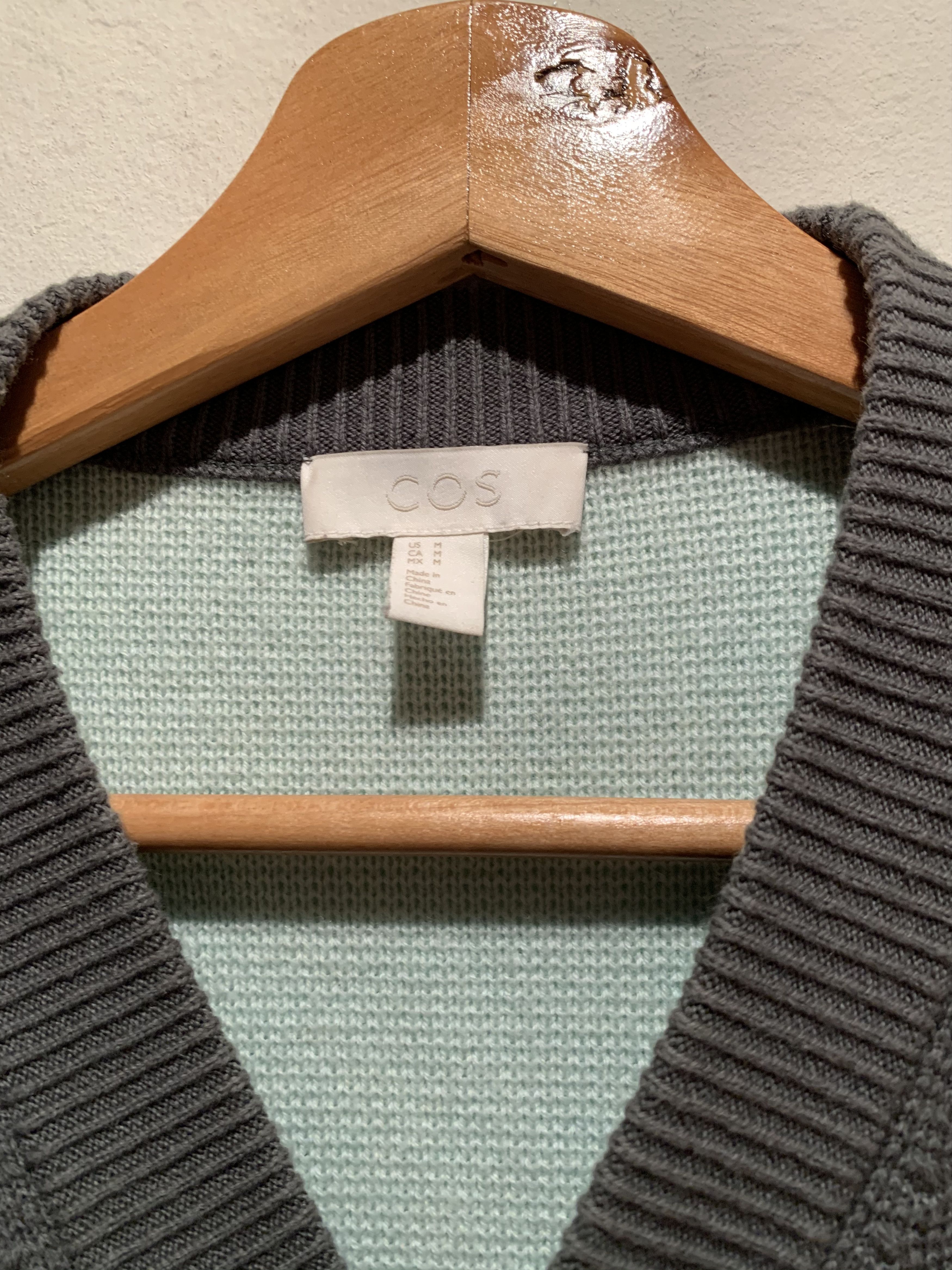 Cos × Designer *RARE* Cos Color Blocked Knit Cardigan Sweater Size US M / EU 48-50 / 2 - 4 Thumbnail