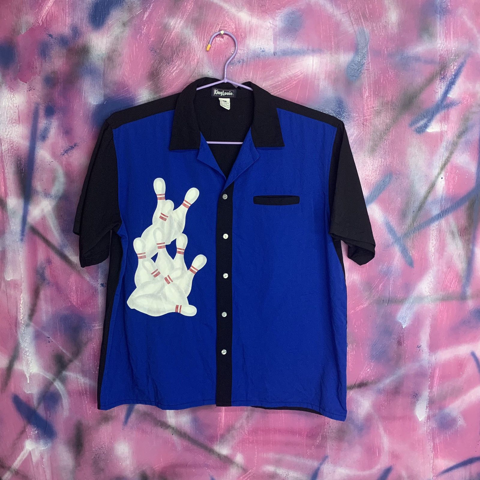 Vintage King Louie Bowling Shirt Two Tone