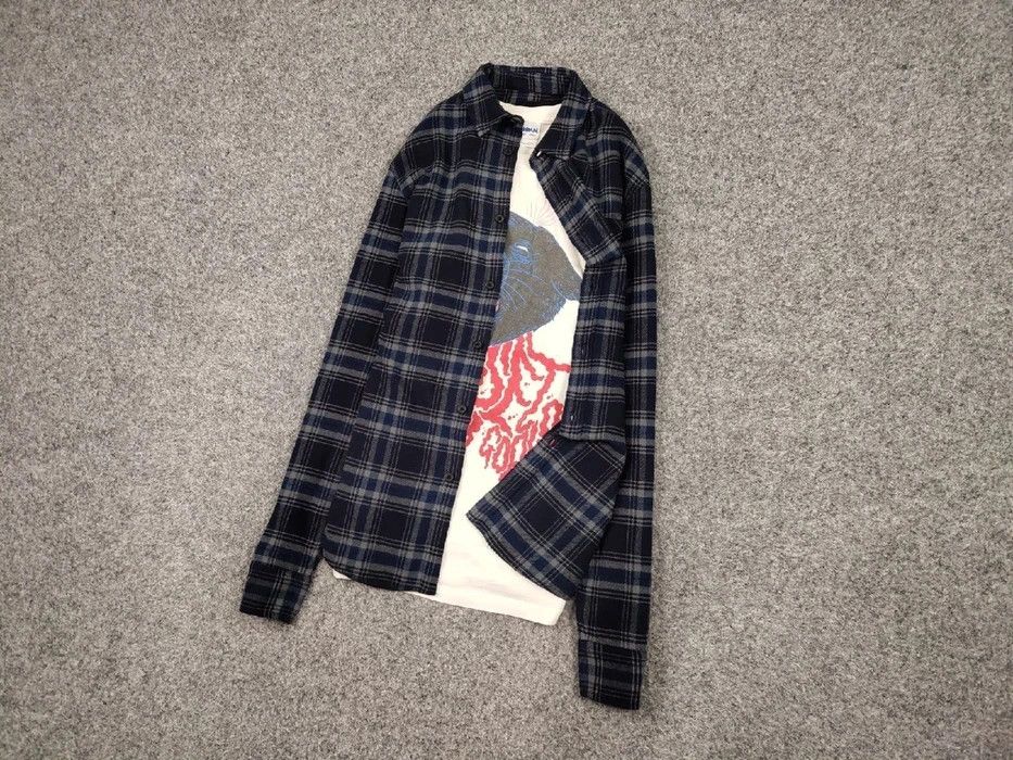 Flannel Vintage Flannel Shirt Travis Scott Style Size US S / EU 44-46 / 1 - 4 Thumbnail