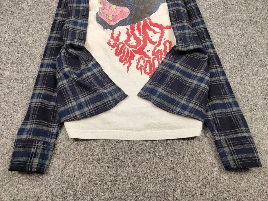 Flannel Vintage Flannel Shirt Travis Scott Style Size US S / EU 44-46 / 1 - 8 Thumbnail