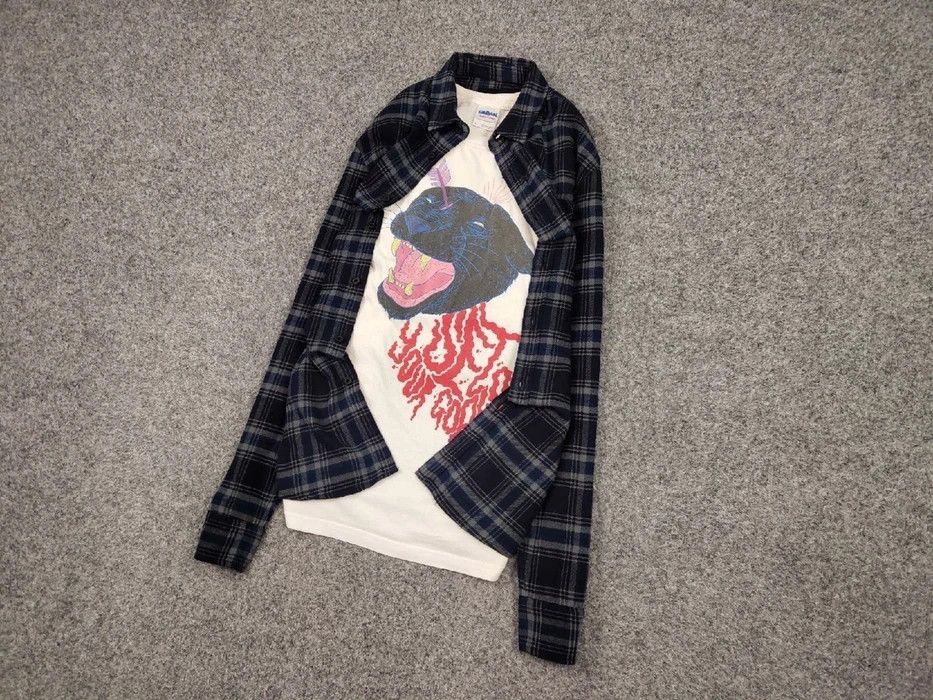 Flannel Vintage Flannel Shirt Travis Scott Style Size US S / EU 44-46 / 1 - 2 Thumbnail