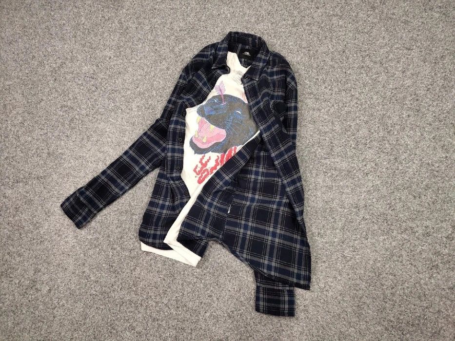 Flannel Vintage Flannel Shirt Travis Scott Style Size US S / EU 44-46 / 1 - 6 Thumbnail