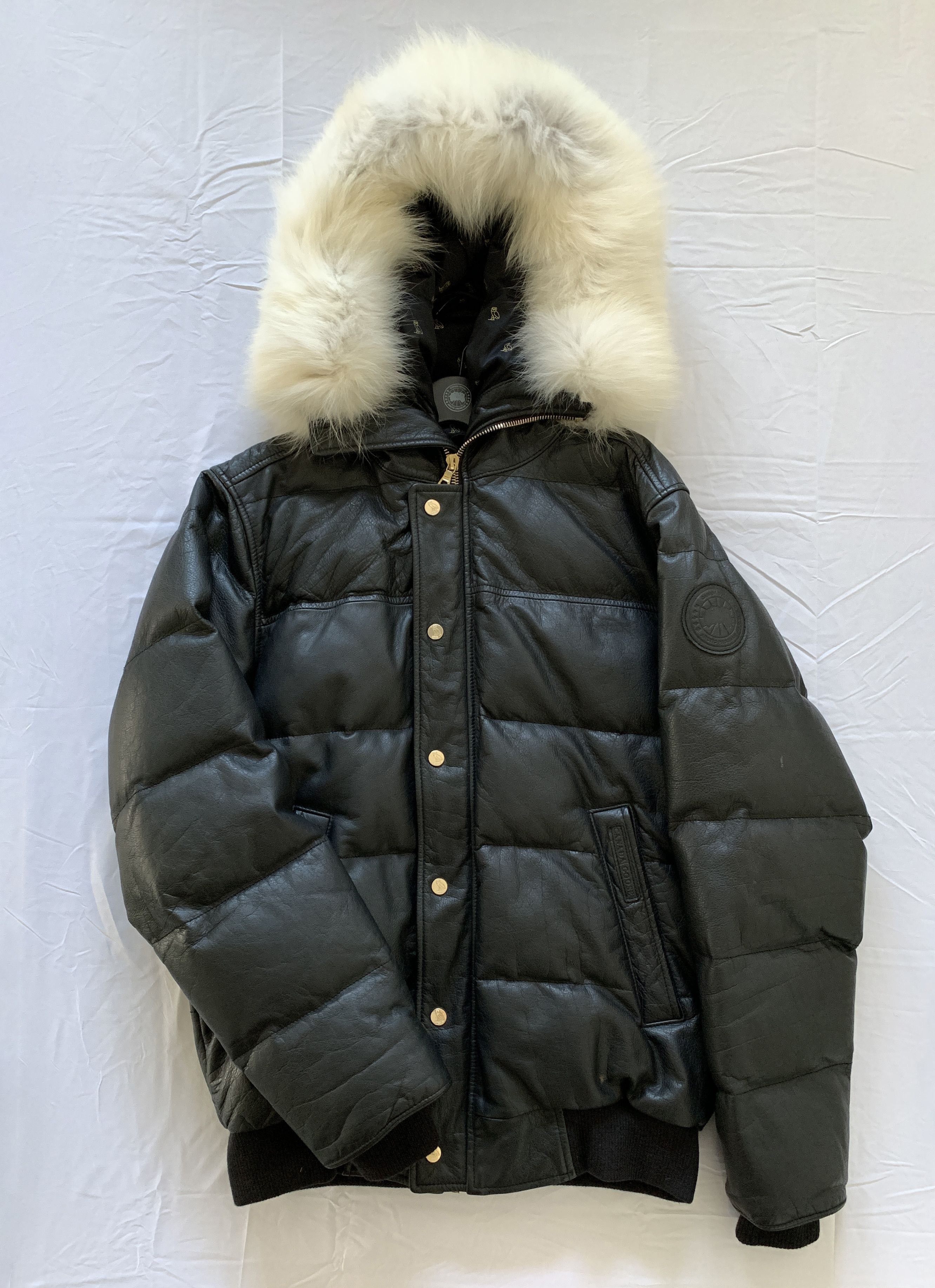 Canada Goose F F OVO X CANADA GOOSE 2011 Buffalo Leather 24k Gold Grailed