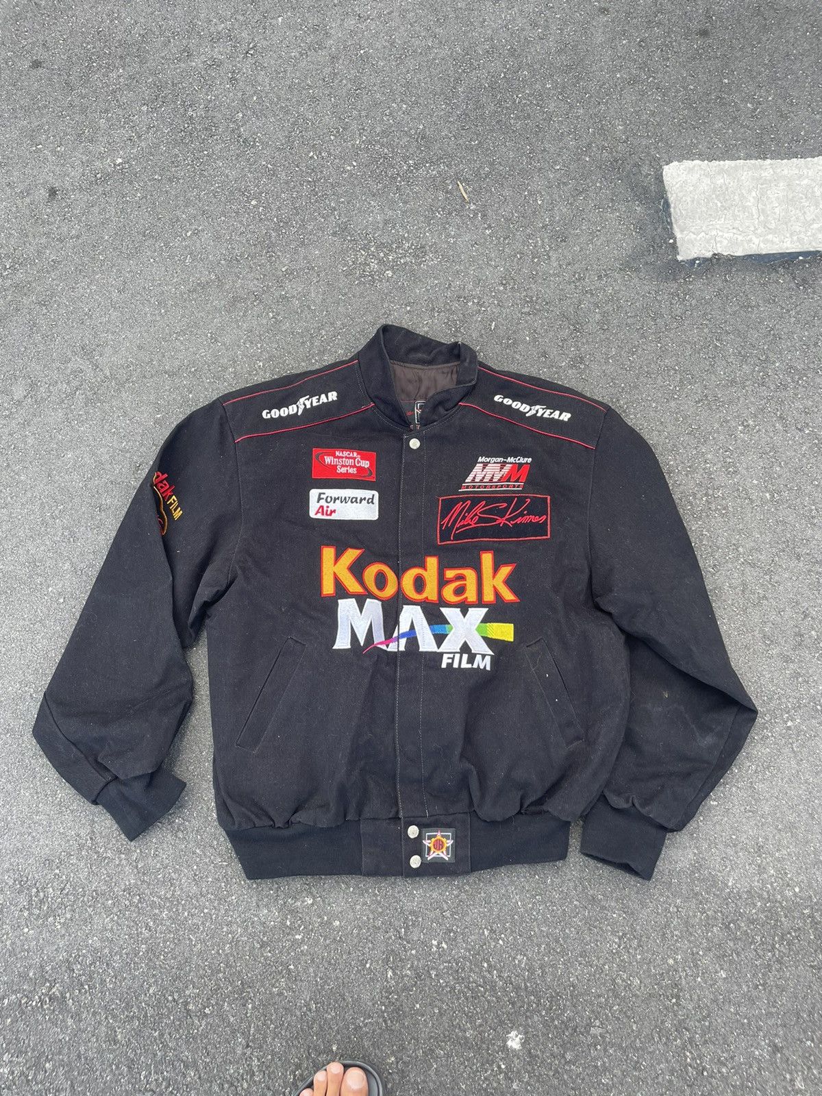 NASCAR × Streetwear × Vintage 1998 Mike Skinner Kodak Nascar Jacket JH ...
