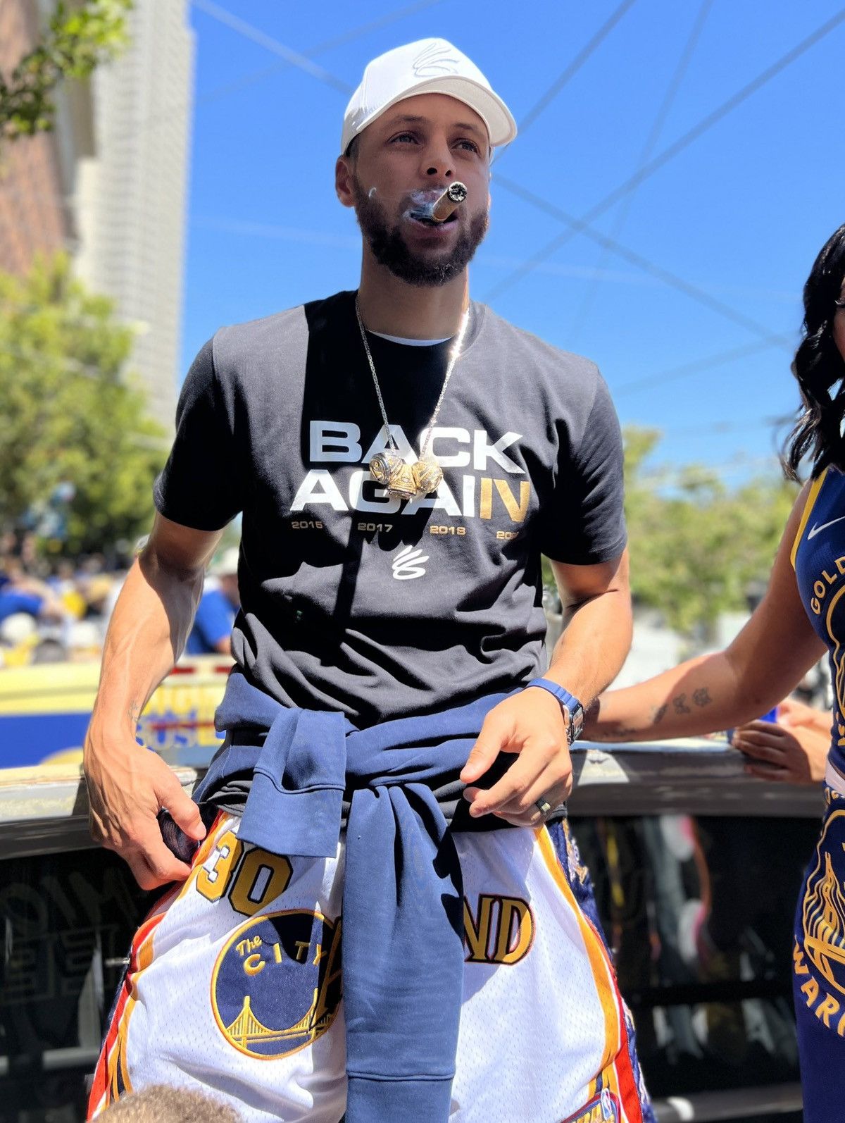 Other SIA Collective - Steph Curry Parade Shorts 2022 Size US 30 / EU 46 - 4 Thumbnail