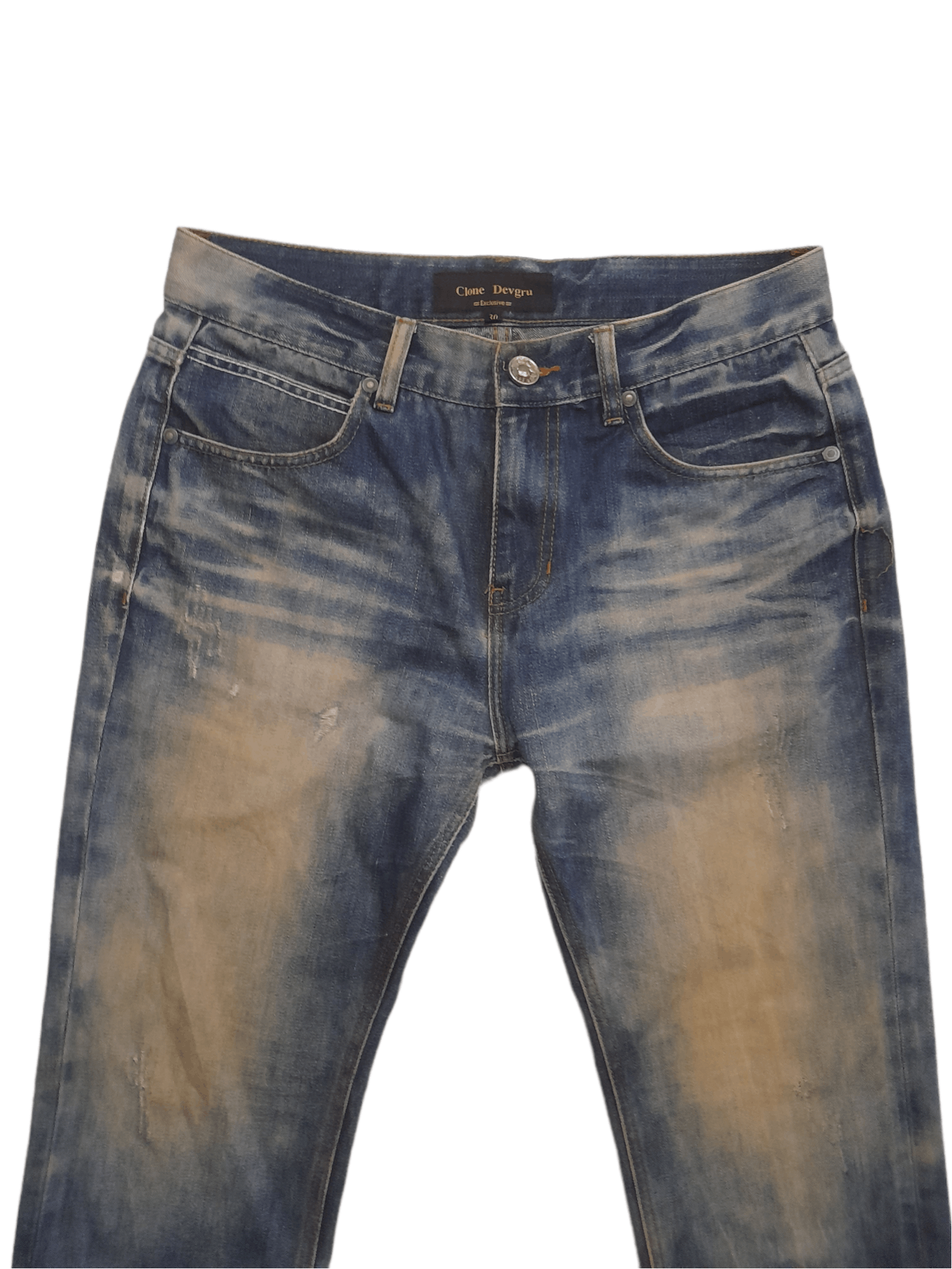 Bleach × Japanese Brand Clone Devgru Designer Japan Distressed Denim (E419) Size US 30 / EU 46 - 5 Thumbnail