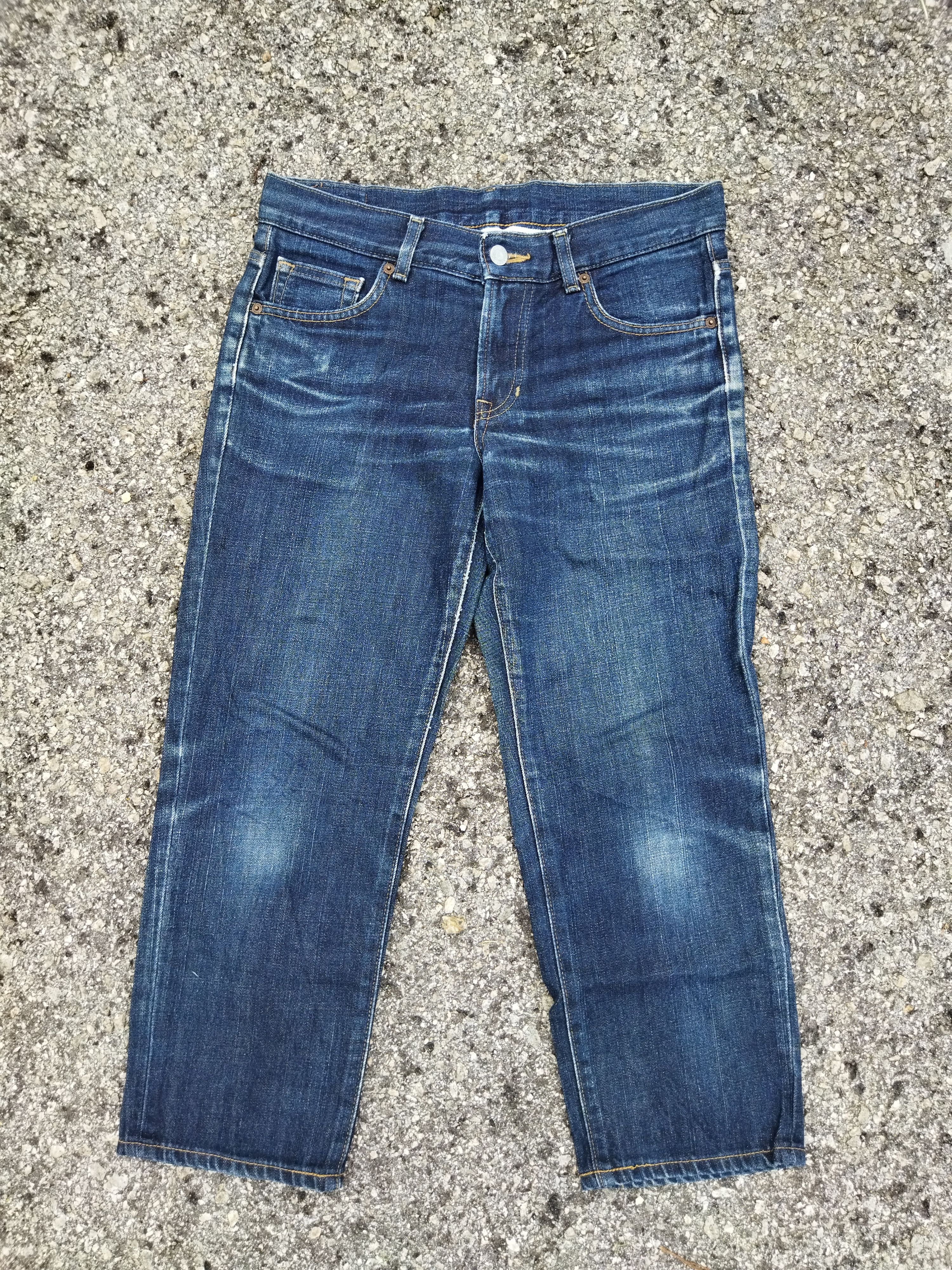 Rare!! MARGARET HOWELL x EDWIN 3 Quarter Selvedge Jeans