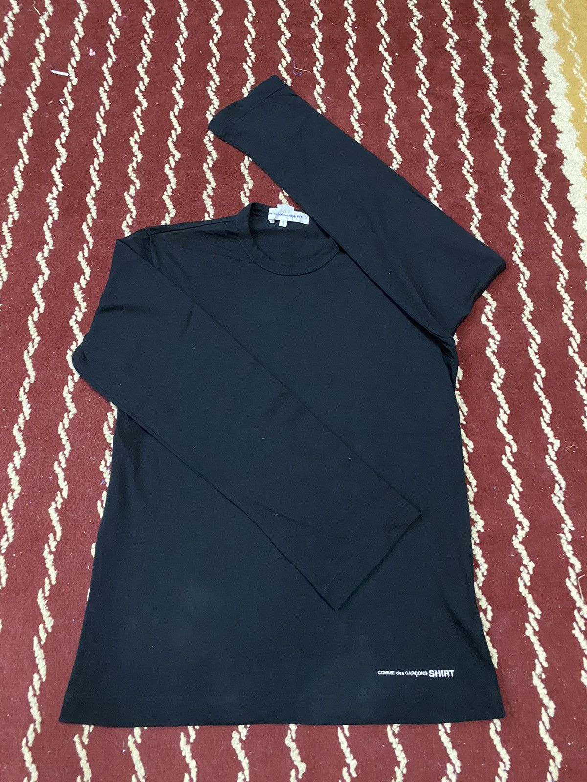 Comme des Garcons × Designer × Japanese Brand Steals💥 Comme Des Garçons Tee Longsleeve Size S / US 4 / IT 40 - 1 Thumbnail
