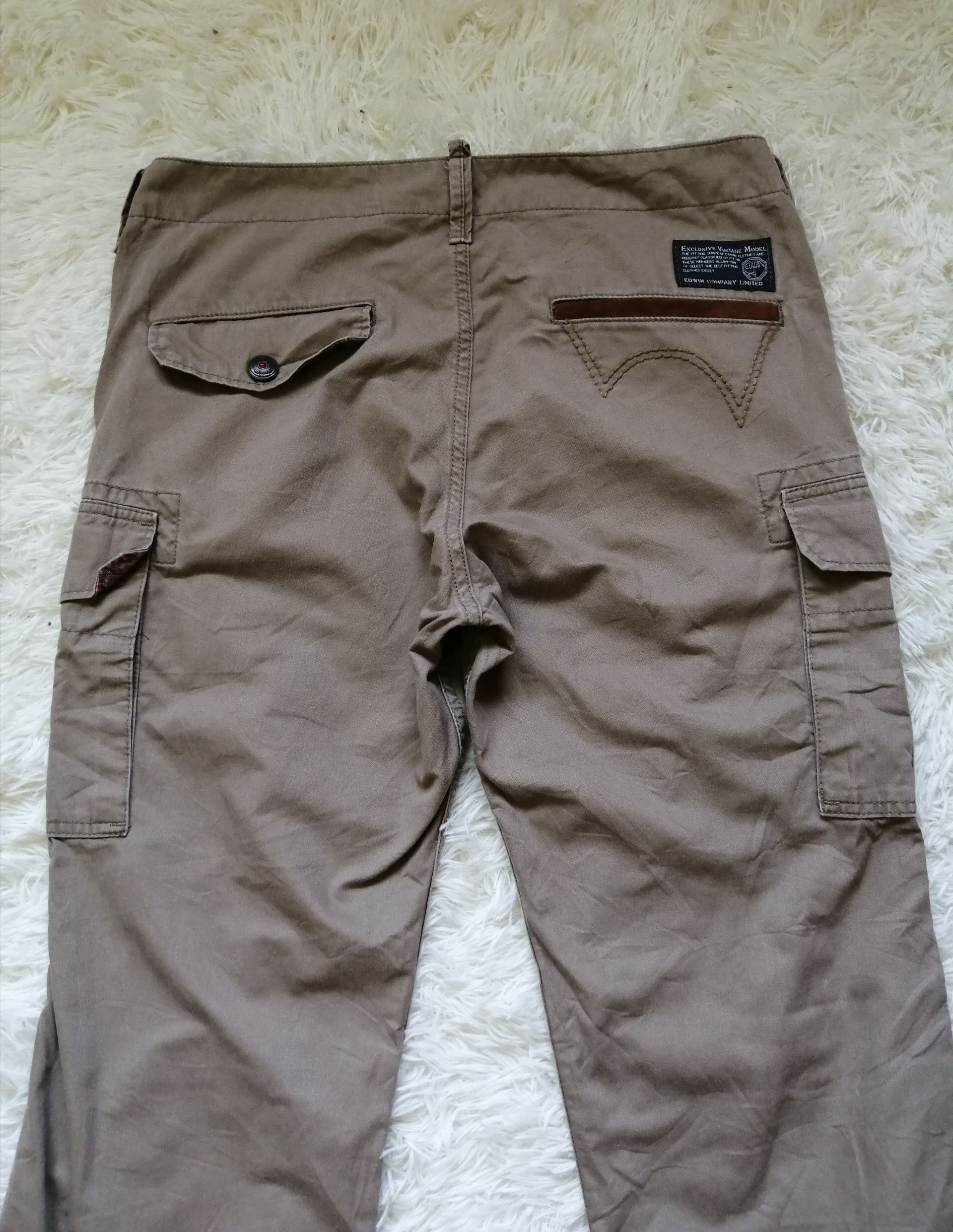 Edwin × Japanese Brand × Vintage Edwin Tactical Cargo Pants Size US 36 / EU 52 - 8 Thumbnail