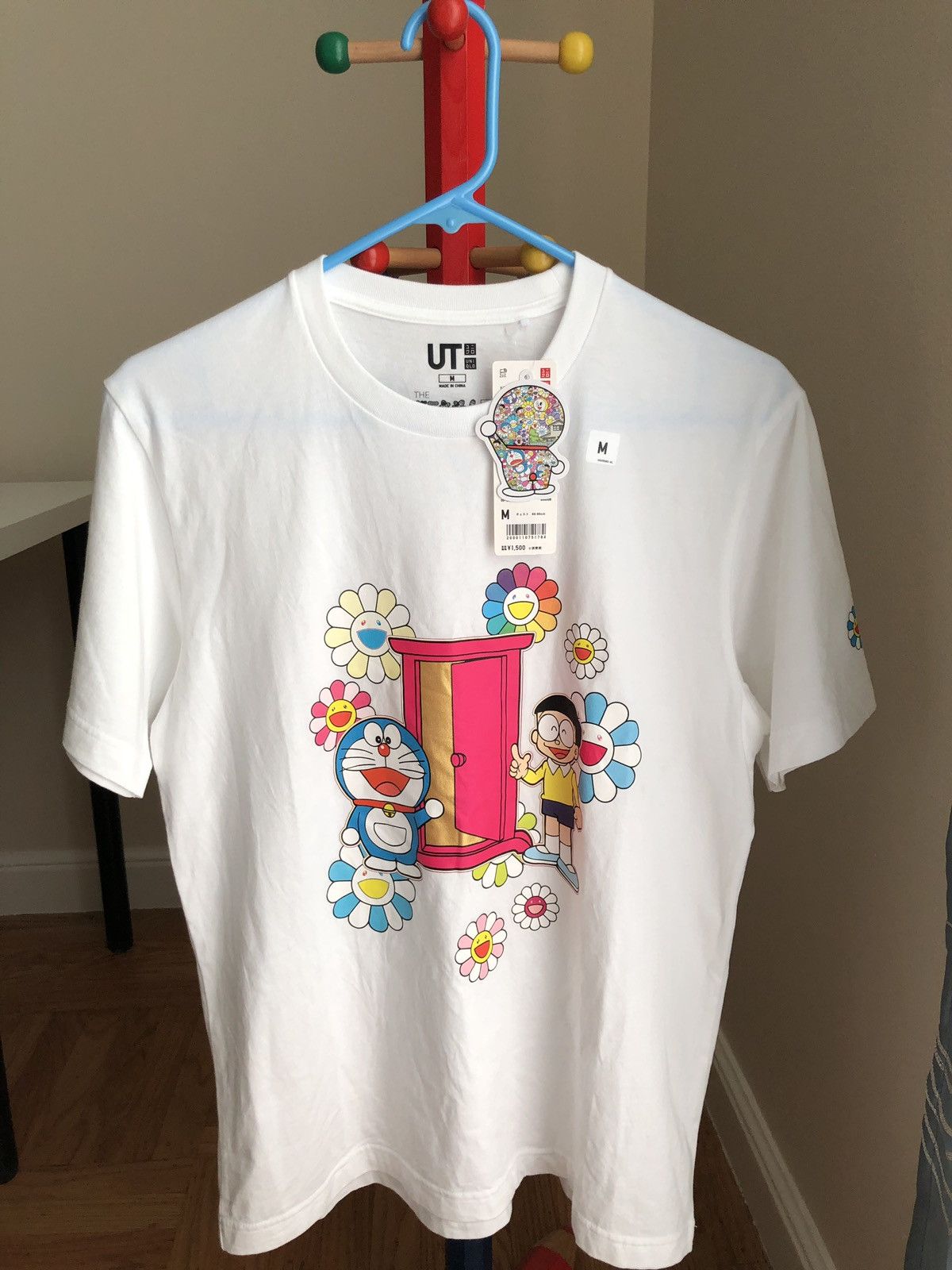 Takashi Murakami Doraemon x Takashi Murakami x Uniqlo Door Tee T-Shirt Size US M / EU 48-50 / 2 - 1 Thumbnail