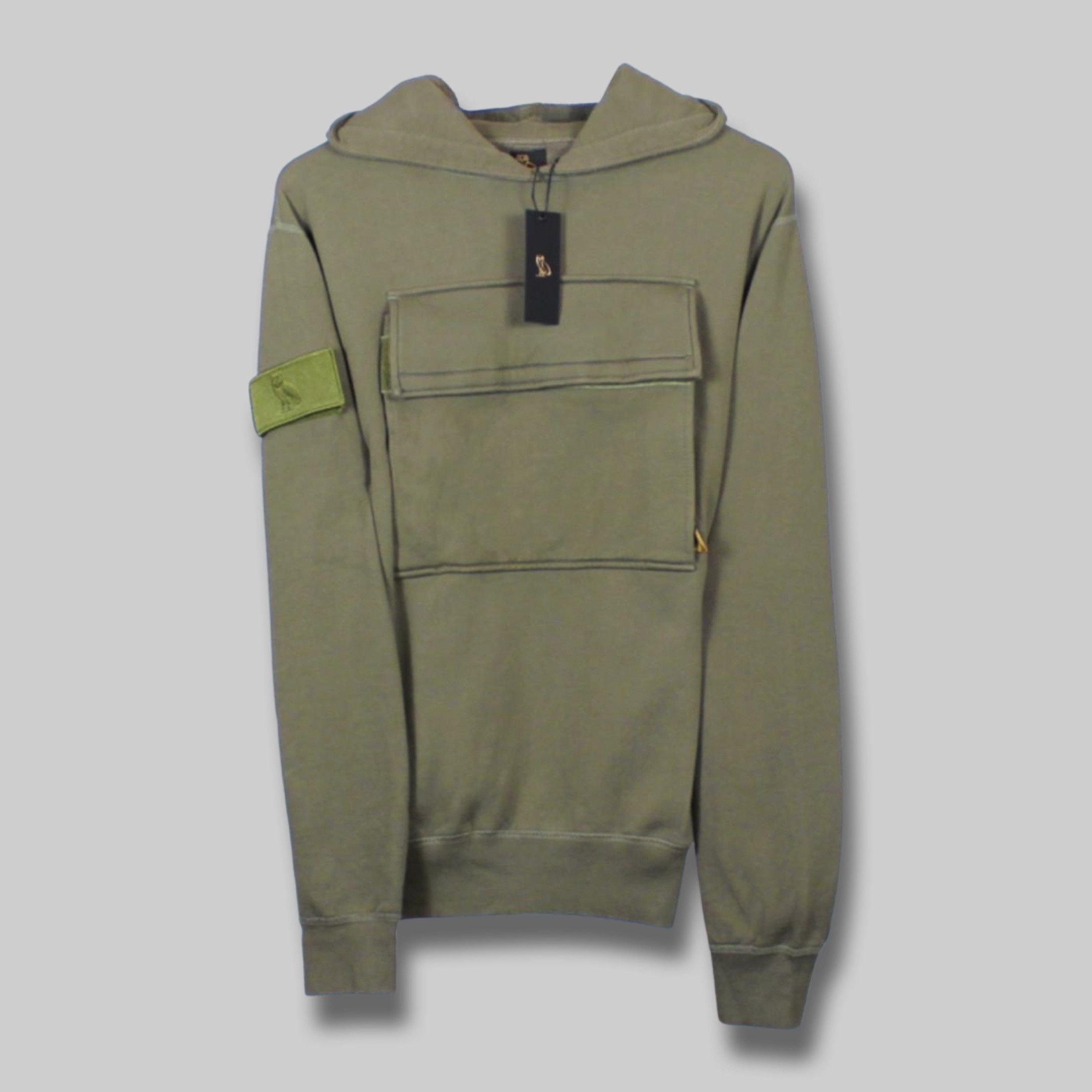 Drake OVO Surplus Army Pouch Hoodie Olive 2014 Size US L / EU 52-54 / 3 - 1 Thumbnail