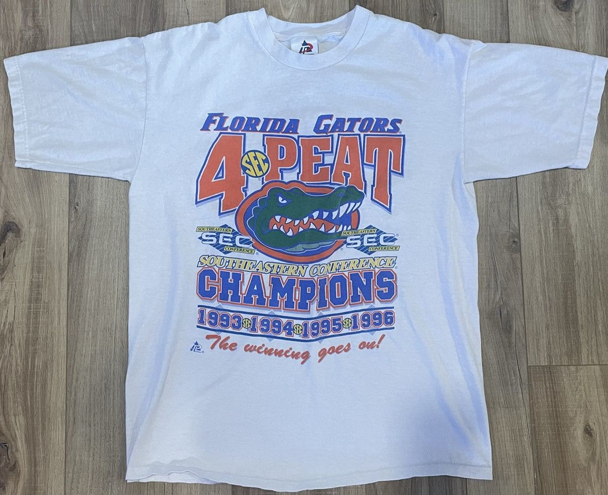 Florida Gators 4 Peat SEC Champions Vintage T Shirt