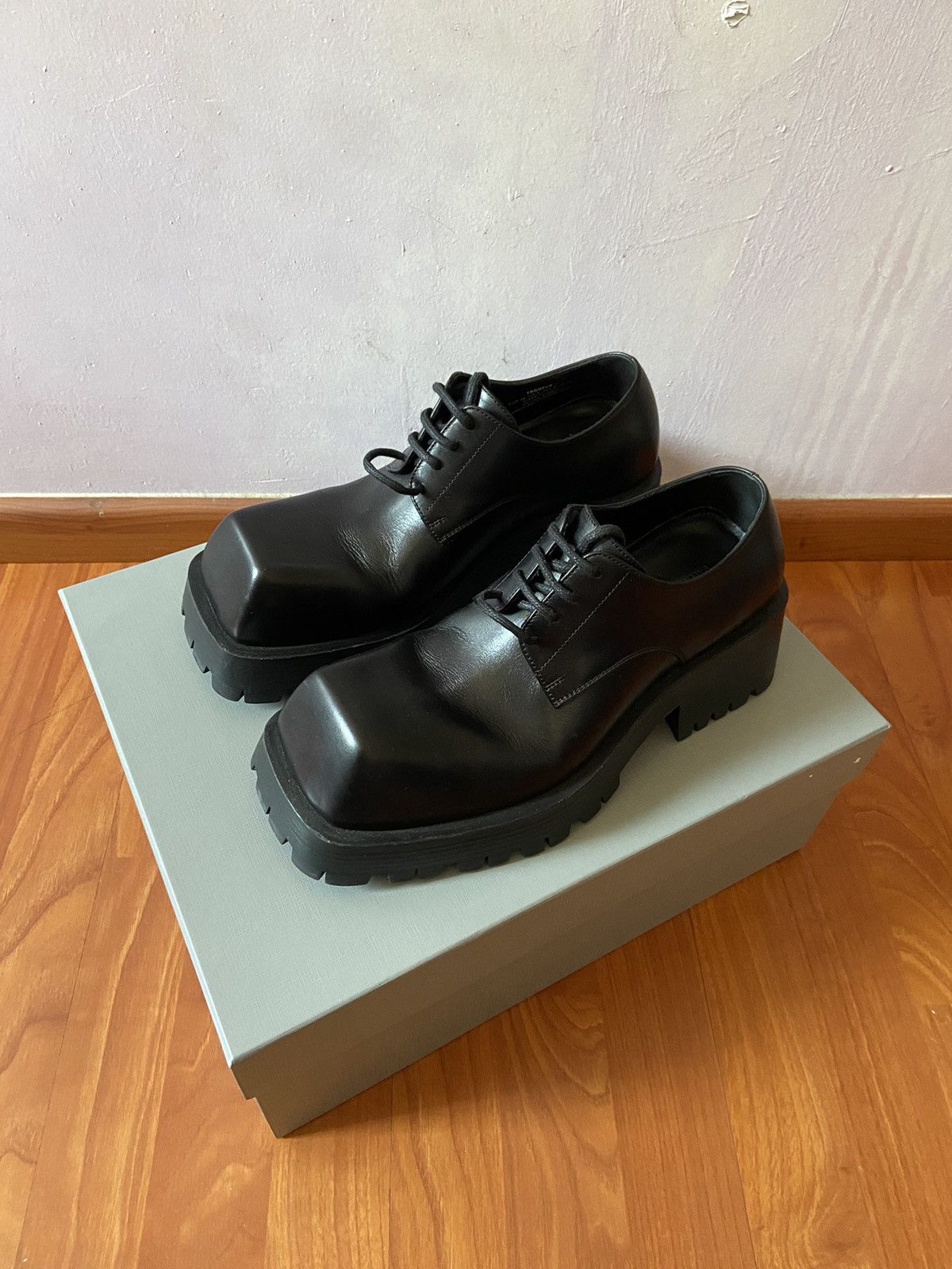 Balenciaga Balenciaga Trooper Derby ? lace up | Grailed