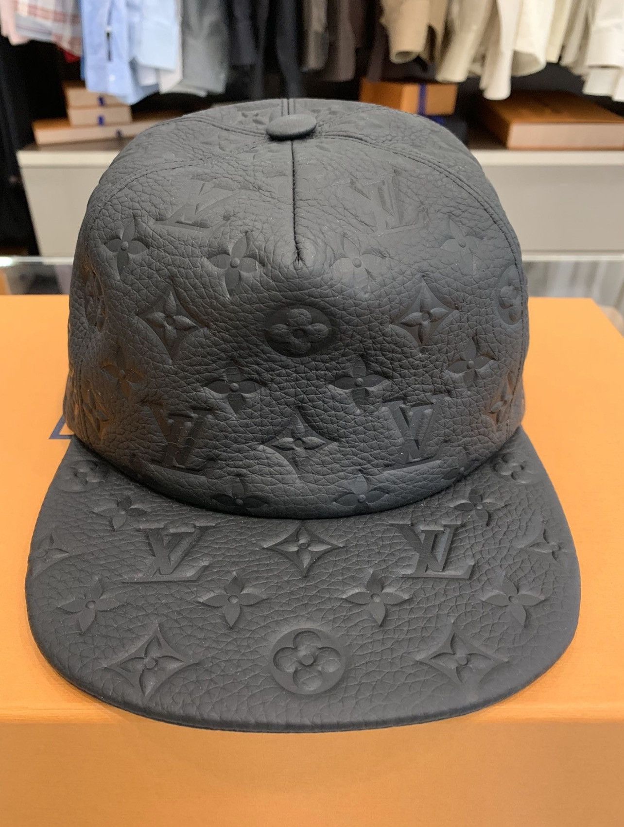 Louis Vuitton Virgil Monogram Taurillon Baseball Cap