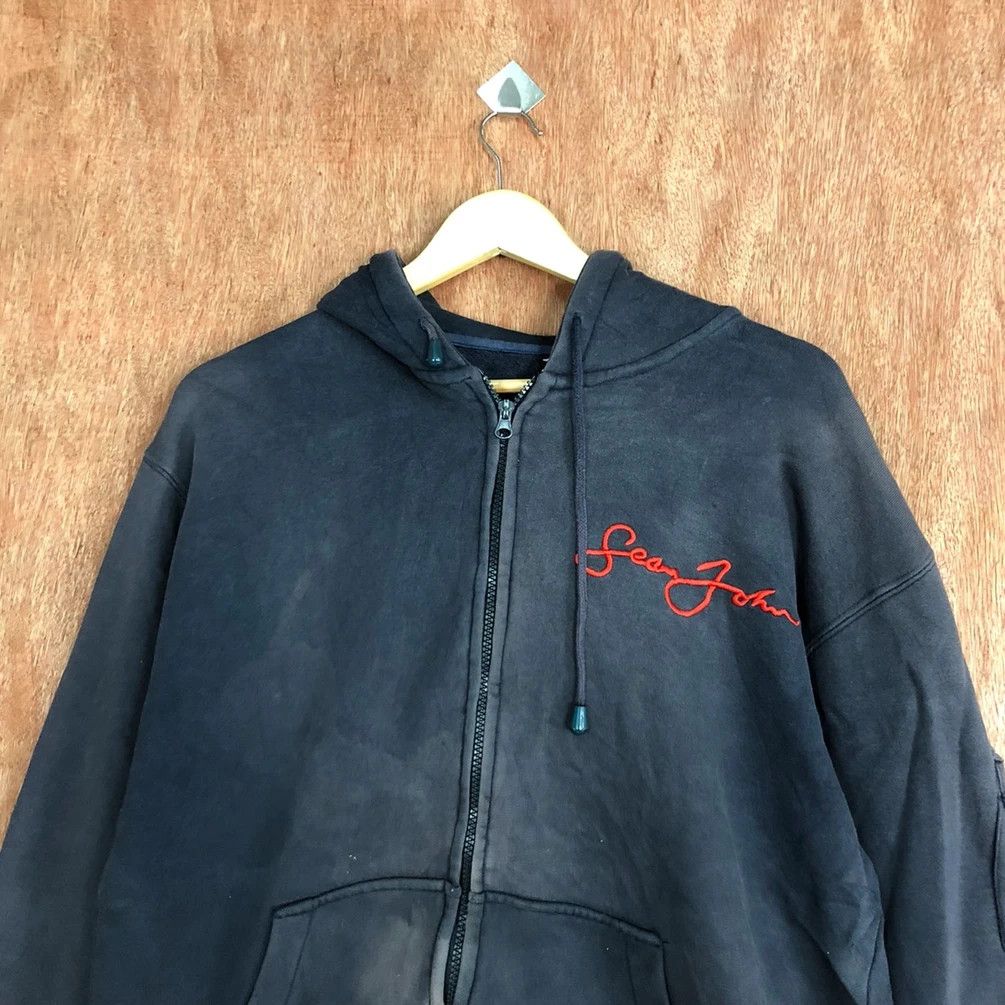 Sean John Sean John Black Faded Hoodies #H153 Size US L / EU 52-54 / 3 - 7 Thumbnail