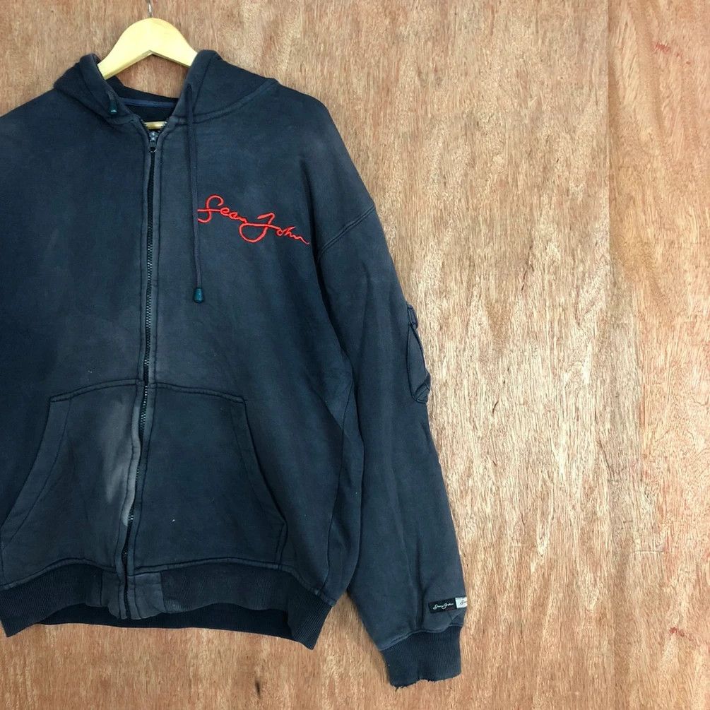 Sean John Sean John Black Faded Hoodies #H153 Size US L / EU 52-54 / 3 - 10 Thumbnail