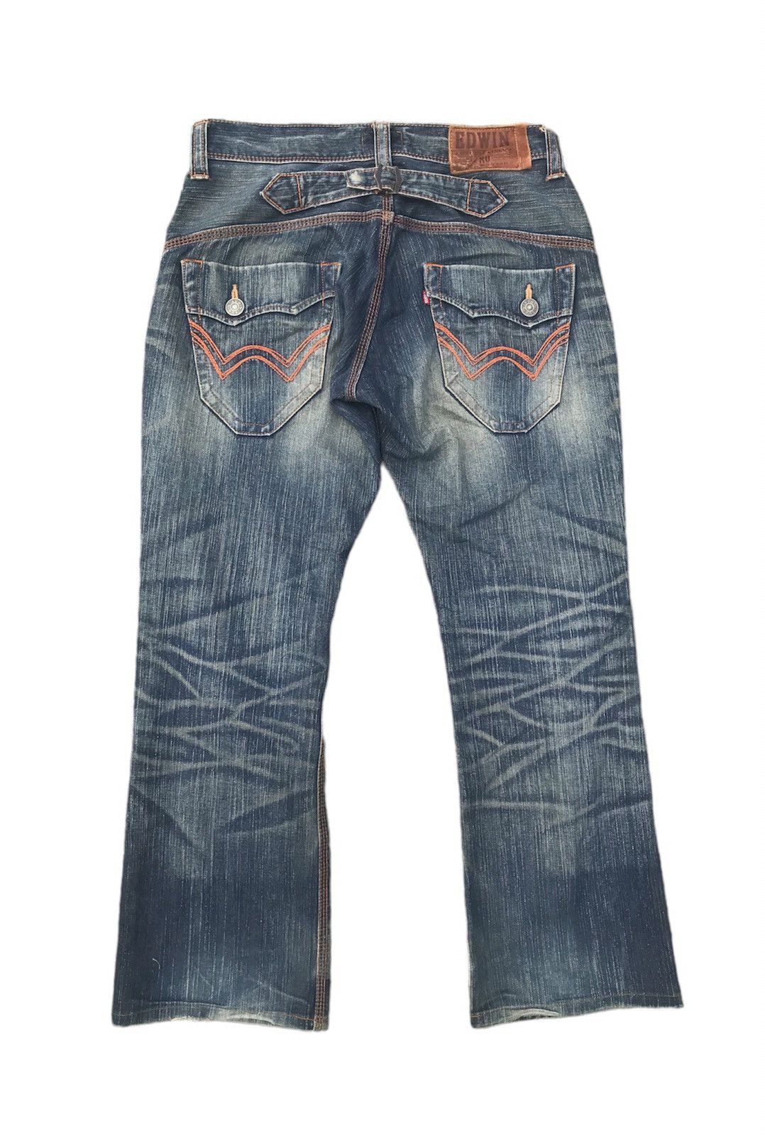 Edwin FLARE 🔥 EDWIN 411XVS DENIM JEANS NICE HONEYCOMB Size US 30 / EU 46 - 2 Thumbnail