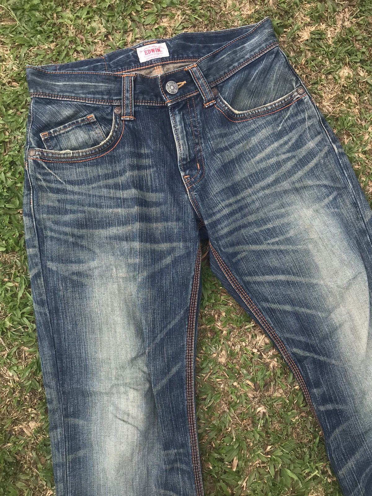 Edwin FLARE 🔥 EDWIN 411XVS DENIM JEANS NICE HONEYCOMB Size US 30 / EU 46 - 4 Thumbnail