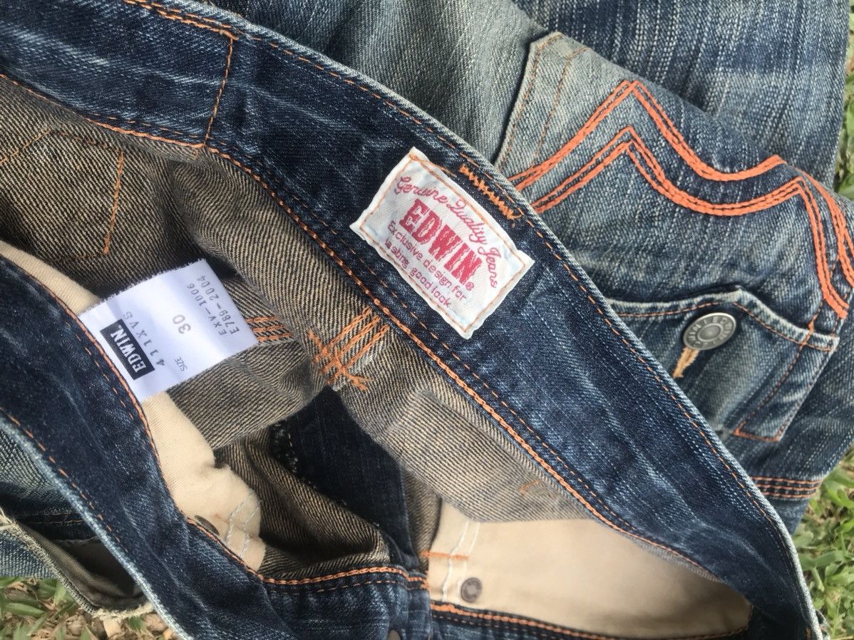 Edwin FLARE 🔥 EDWIN 411XVS DENIM JEANS NICE HONEYCOMB Size US 30 / EU 46 - 11 Thumbnail