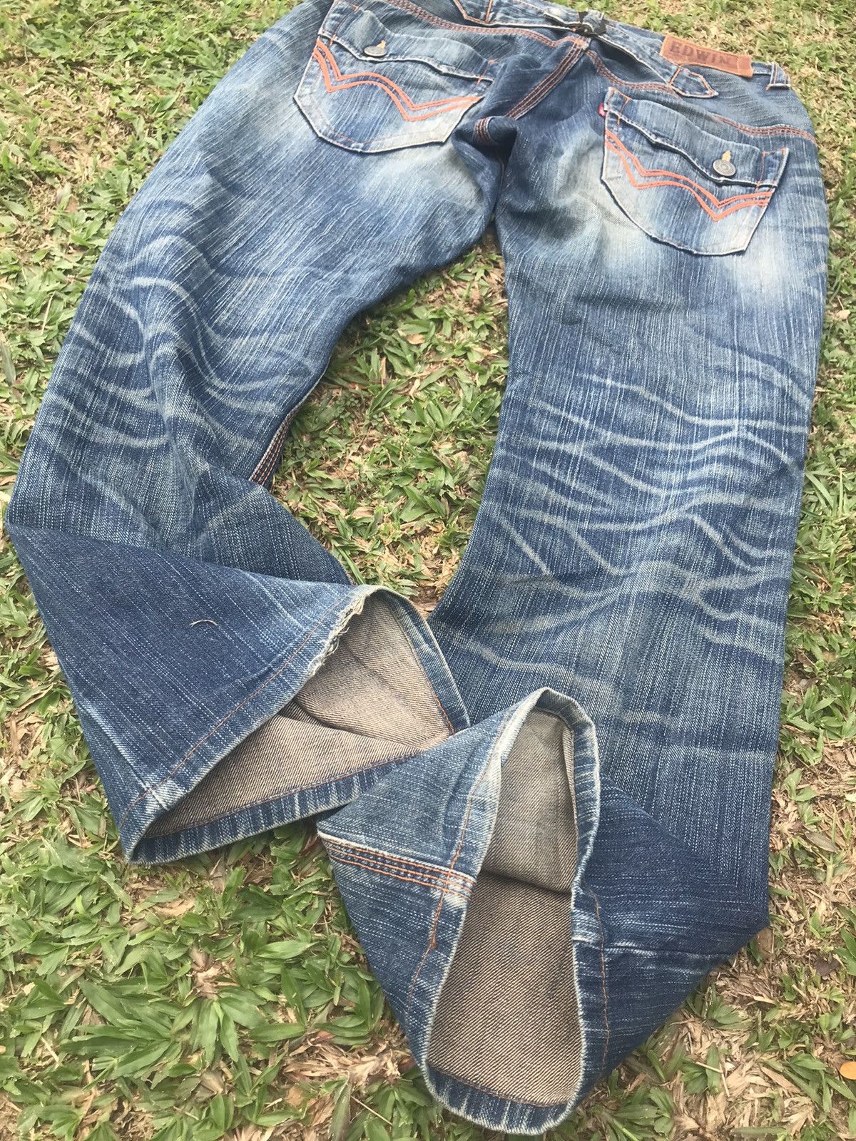 Edwin FLARE 🔥 EDWIN 411XVS DENIM JEANS NICE HONEYCOMB Size US 30 / EU 46 - 15 Thumbnail