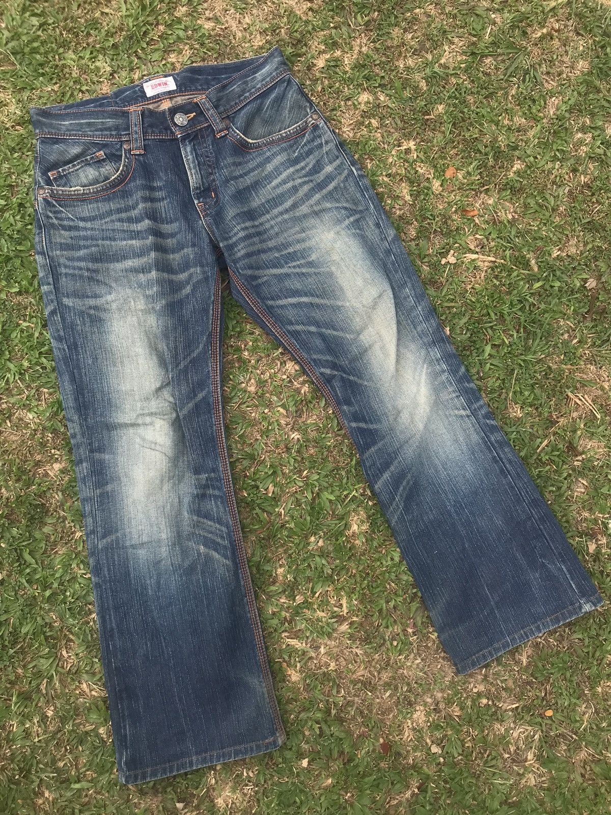 Edwin FLARE 🔥 EDWIN 411XVS DENIM JEANS NICE HONEYCOMB Size US 30 / EU 46 - 5 Thumbnail
