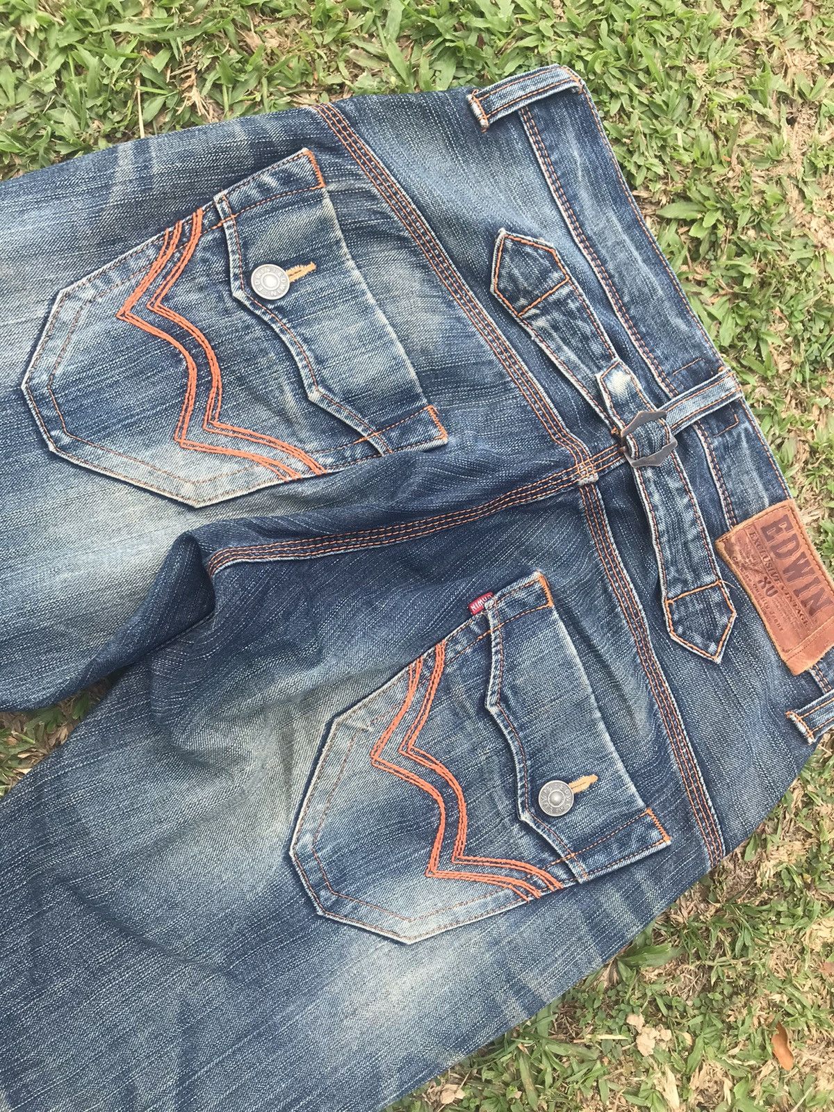 Edwin FLARE 🔥 EDWIN 411XVS DENIM JEANS NICE HONEYCOMB Size US 30 / EU 46 - 10 Thumbnail