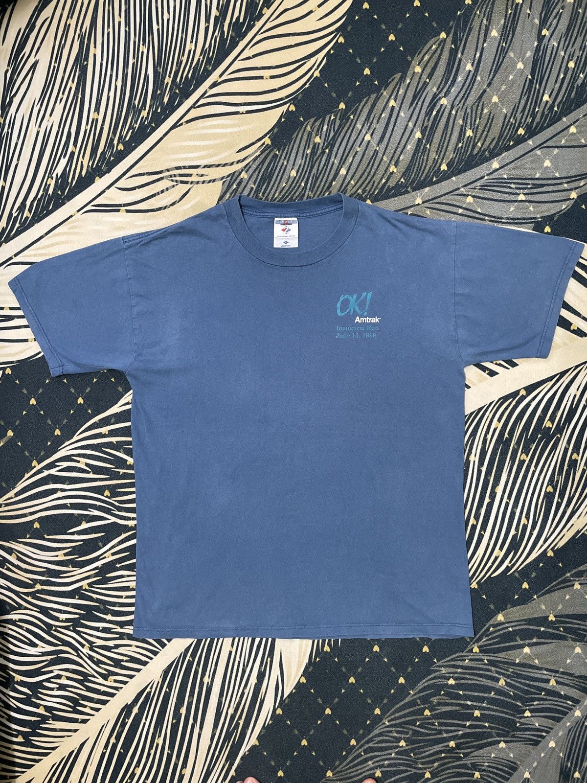 Jerzees × Vintage Vintage Inaugural Run 1999 Amtrak Size US L / EU 52-54 / 3 - 1 Thumbnail