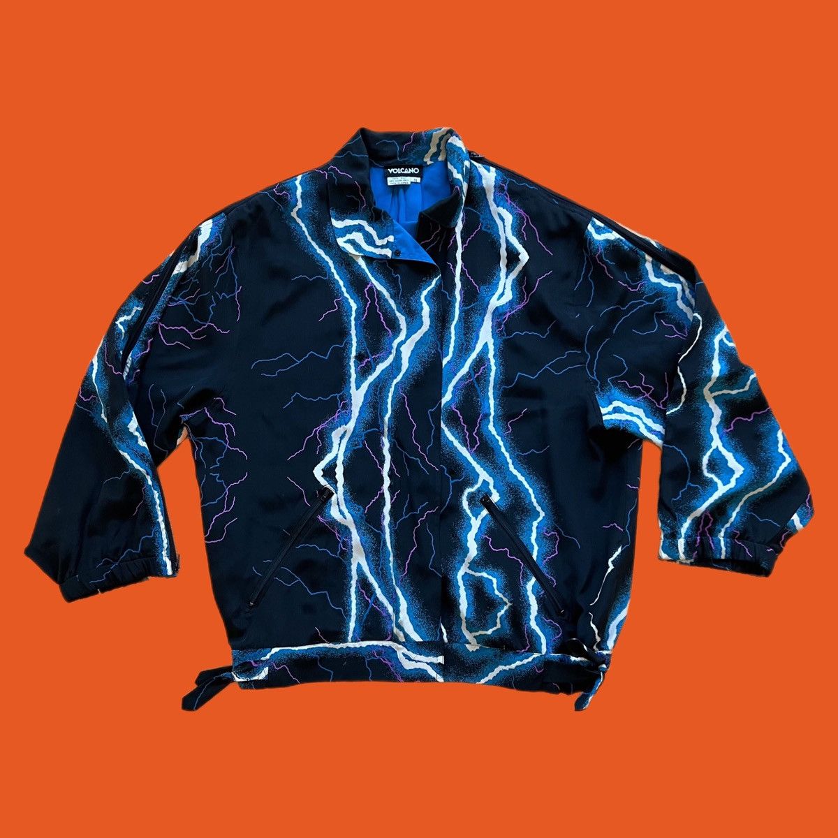 Avant Garde × Designer × Vintage Vintage Silk CDC Lightning Jacket With ...