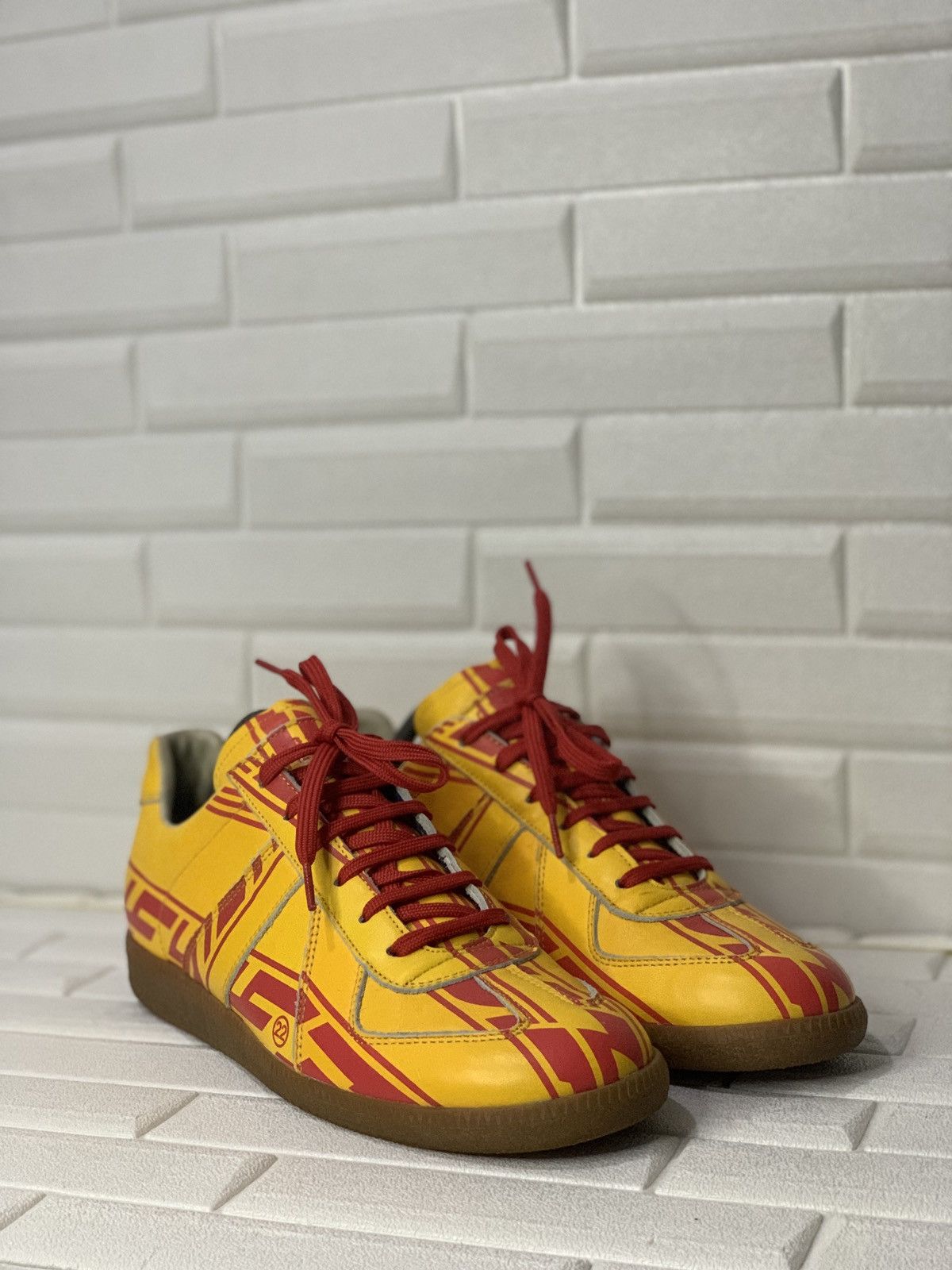 DHL × Maison Margiela Maison Margiela Gats SS08 DHL Replica | Grailed