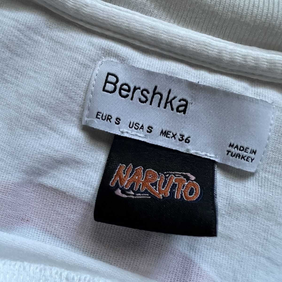 Naruto t-shirt vintage 2002 Bershka Streetwear Future Ready