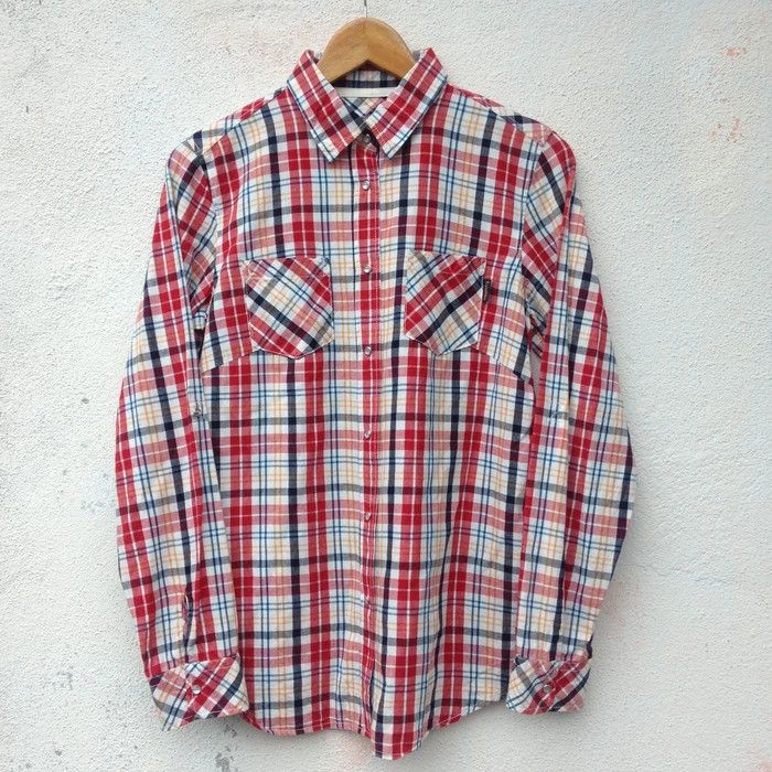 Flannel × Vintage Vintage Purple Yellow Flannel Shirt Size US L / EU 52-54 / 3 - 1 Thumbnail