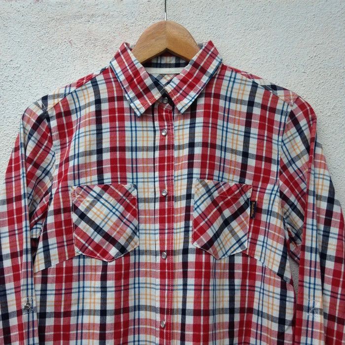 Flannel × Vintage Vintage Purple Yellow Flannel Shirt Size US L / EU 52-54 / 3 - 2 Thumbnail