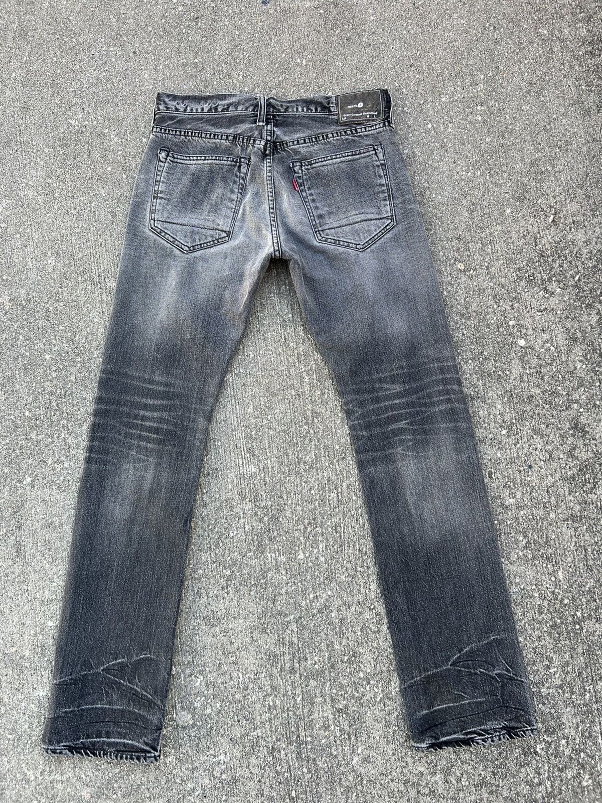 Markaware VTG Markaware Japan Fade Black Denim Redline Selvedge Jeans Size US 30 / EU 46 - 5 Thumbnail