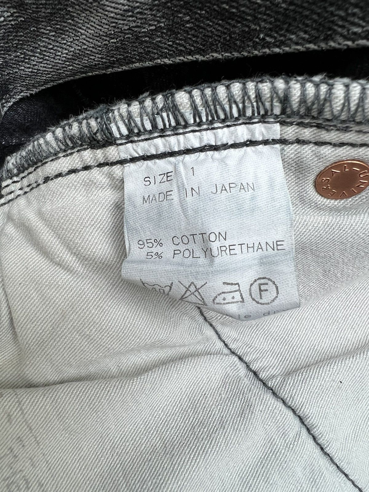 Markaware VTG Markaware Japan Fade Black Denim Redline Selvedge Jeans Size US 30 / EU 46 - 21 Thumbnail